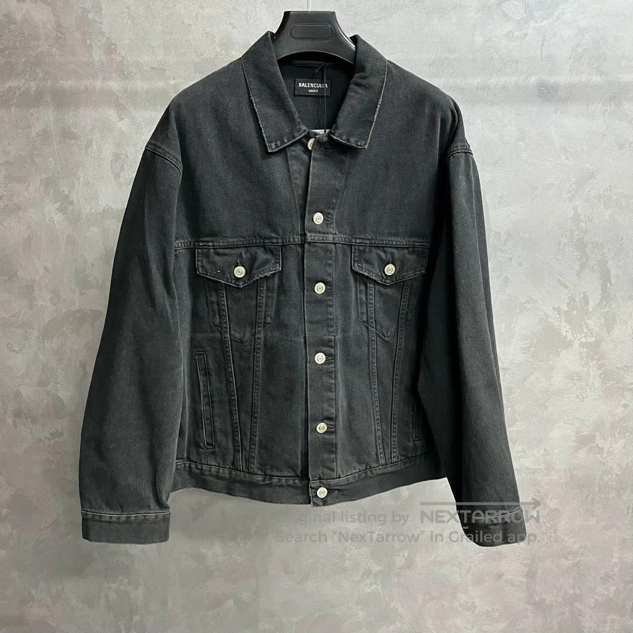 Balenciaga Balenciaga Black Denim Graffiti Jacket. Size US S / EU 44-46 / 1 - 1 Thumbnail