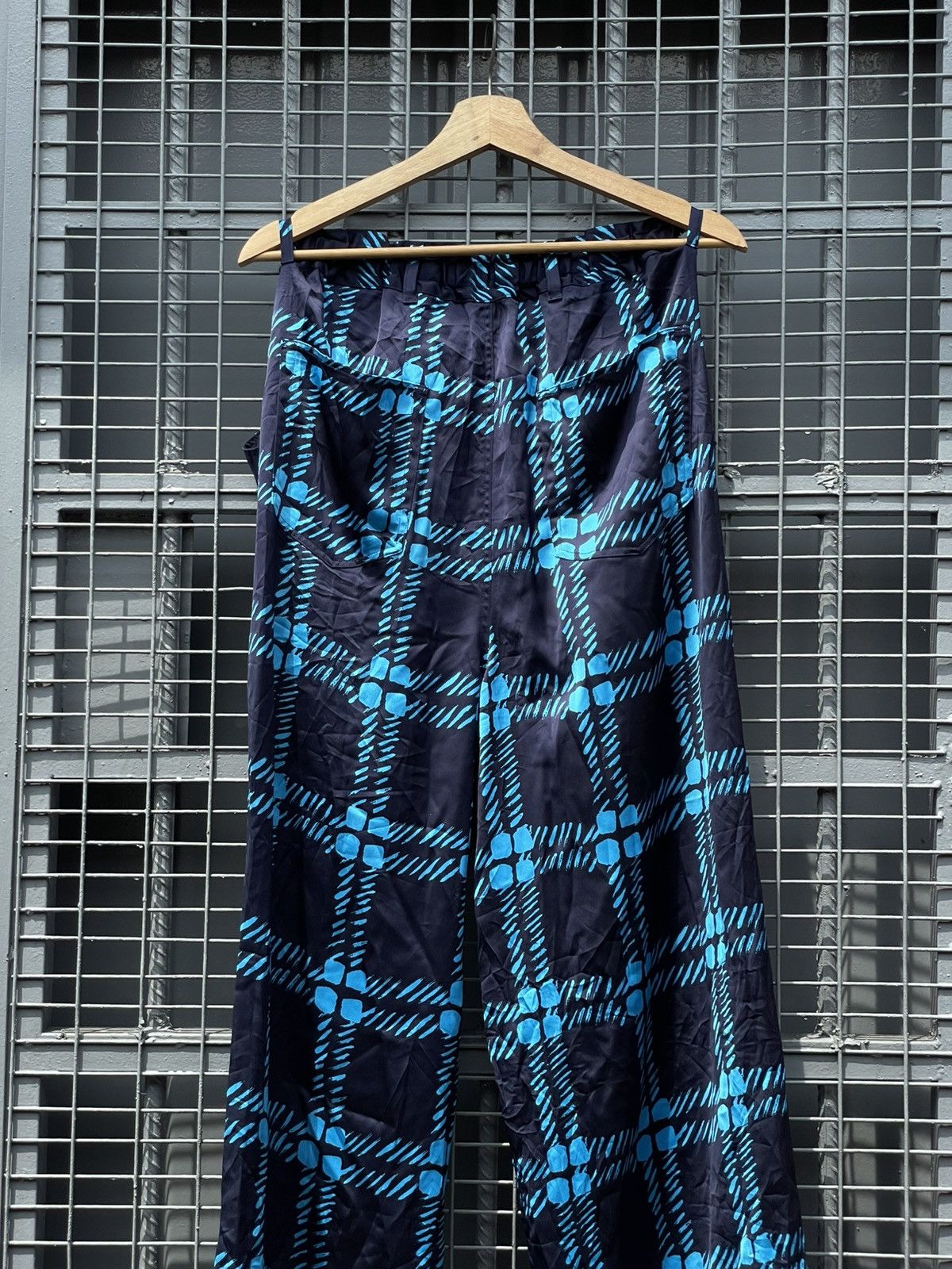 Marni × Uniqlo Plaid Wide-Leg Pants Size 30" / US 8 / IT 44 - 5 Thumbnail