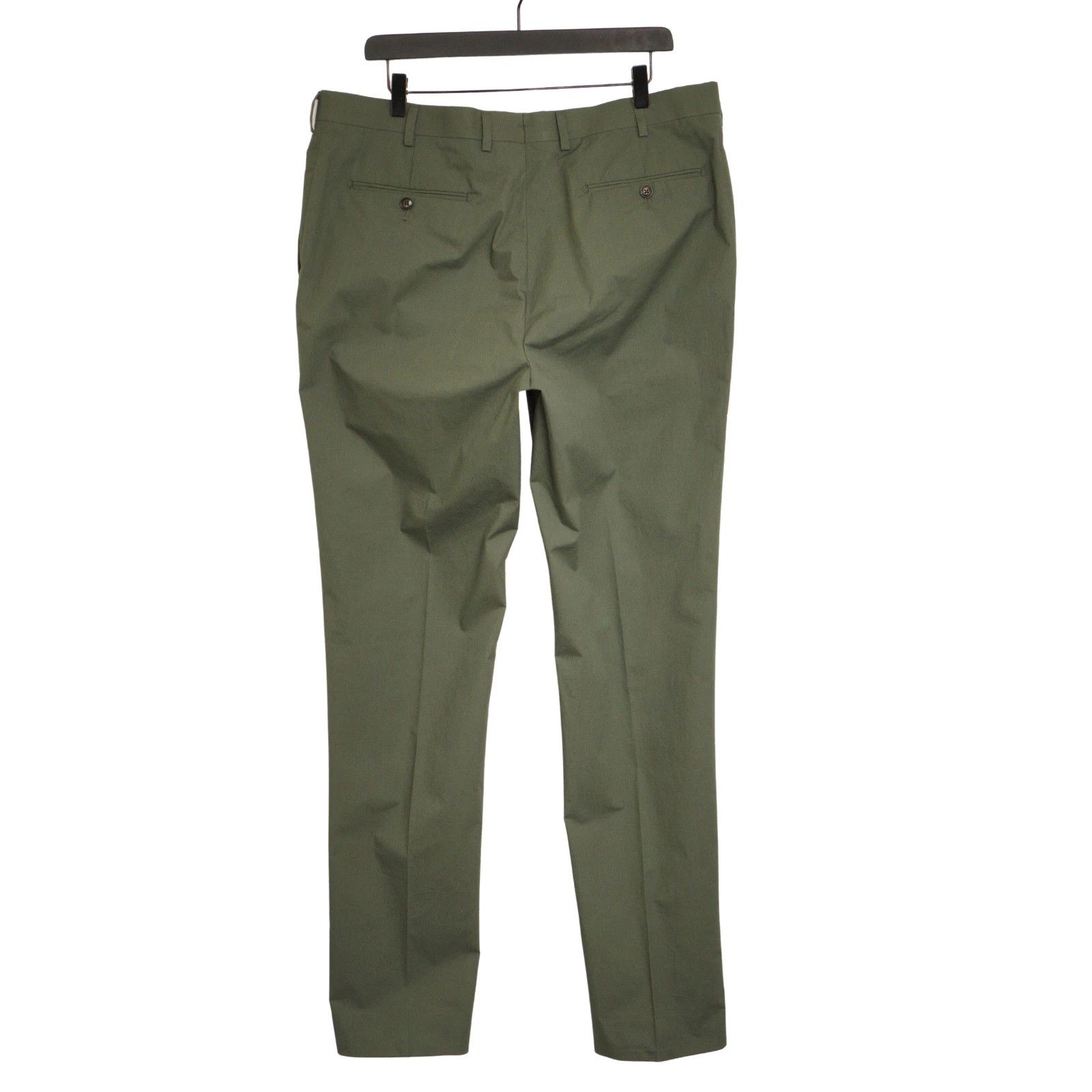 Suitsupply Men Suitsupply Soho Green Pants Stretch Cotton US46 W38 L36 Size 46R - 2 Thumbnail