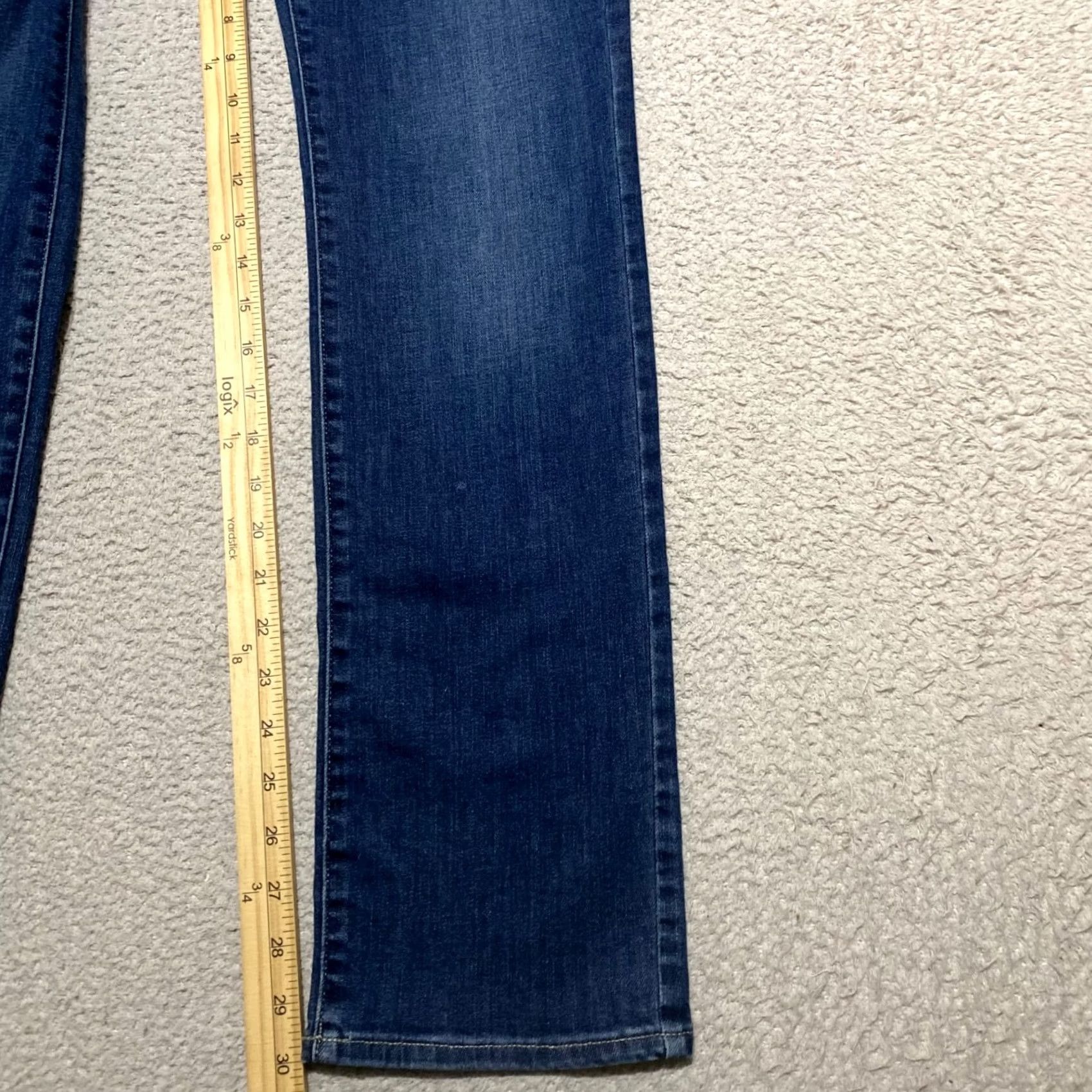 Lucky Brand Lucky Brand Jeans Blue Medium Wash Straight 5-Pocket Regular Size 10 Womens Denim Vintage No Size 32" / US 10 / IT 46 - 7 Thumbnail