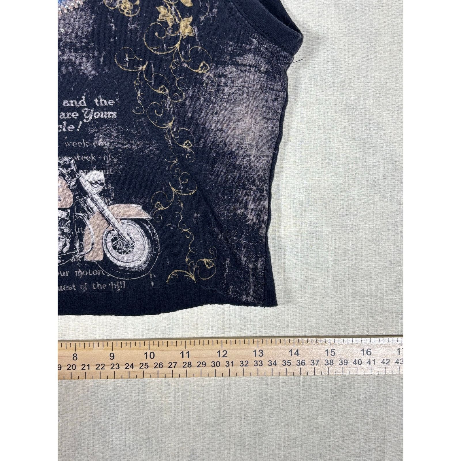 Harley Davidson Harley Davidson Cropped Sleeveless Tank Top Wings M Size M / US 6-8 / IT 42-44 - 5 Thumbnail