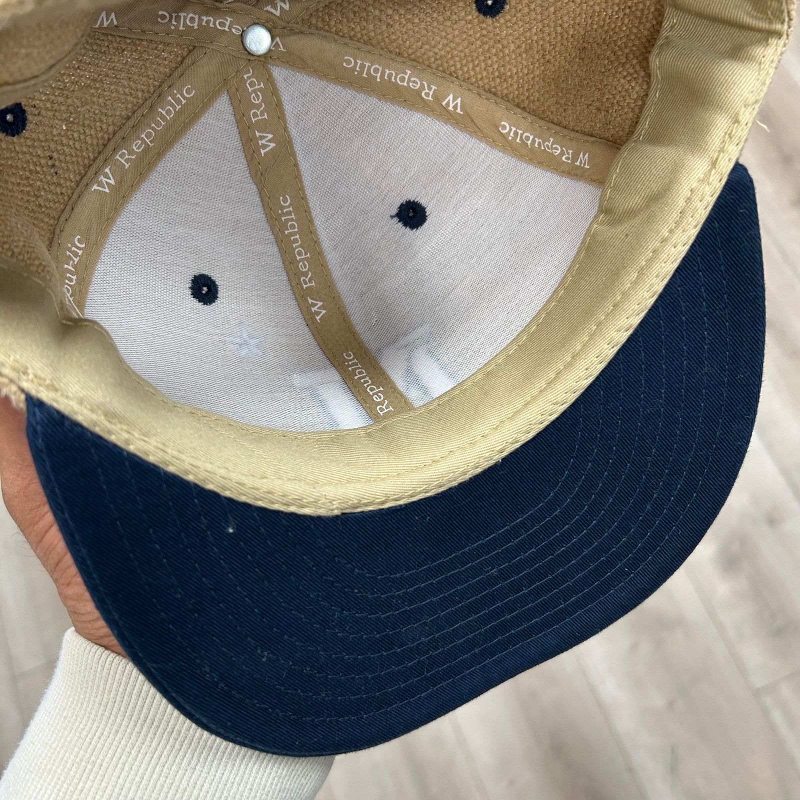New Era NCAA United States Naval Academy Constructed Heavy Jute Cap Size ONE SIZE - 6 Thumbnail