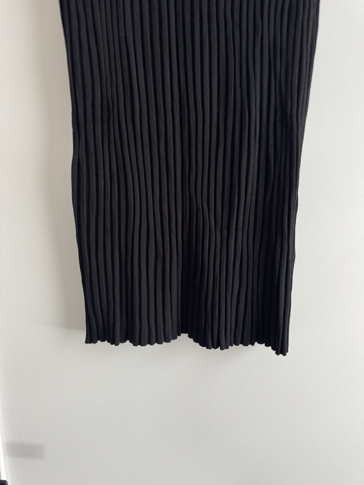 Toteme Toteme NWOT black ribbed Murano knit slip midi skirt size M Size 30" / US 8 / IT 44 - 5 Thumbnail