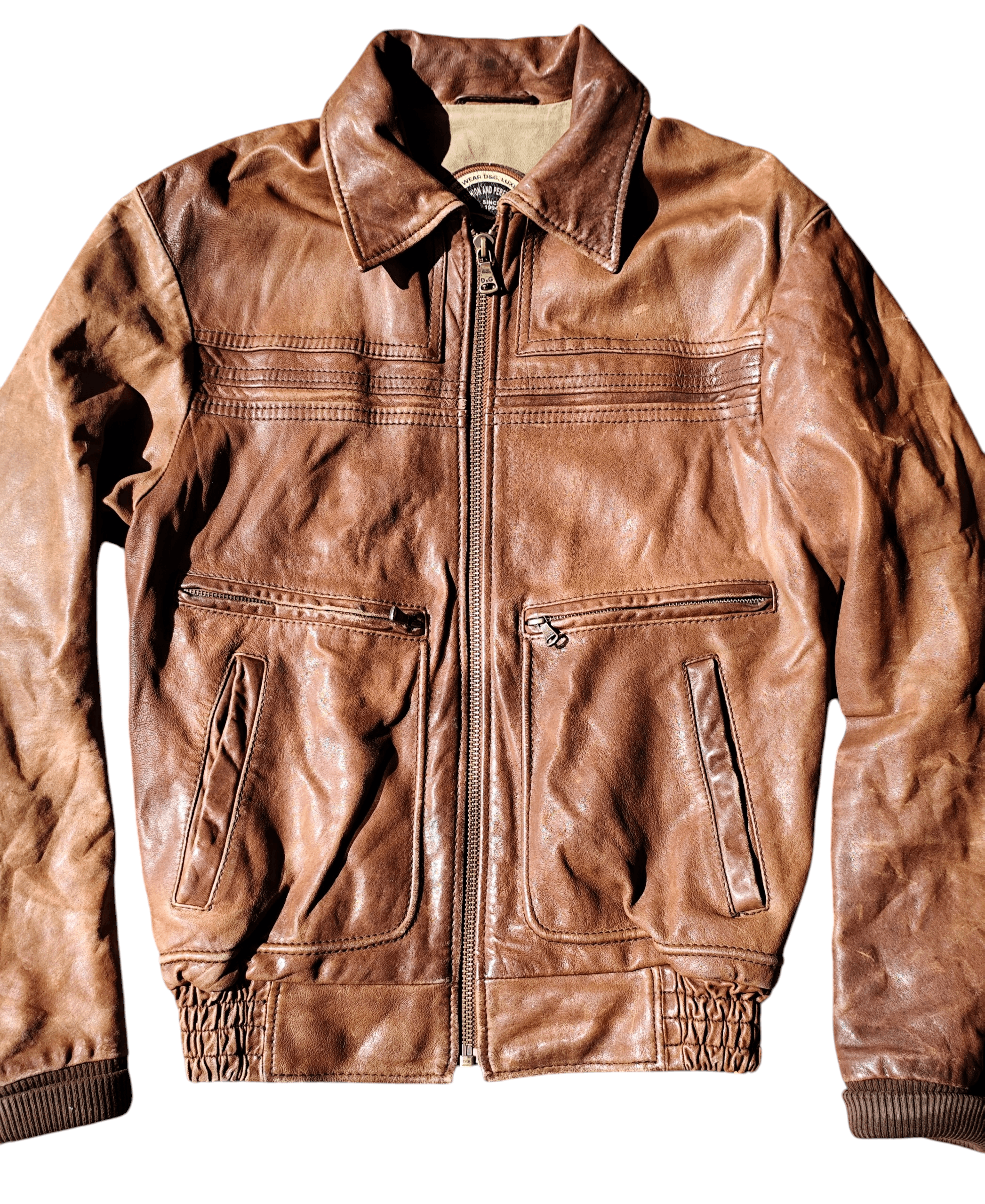 Dolce & Gabbana Giacca Pelle Agnello D&G Dolce & Gabbana Vintage 1994 " Size US M / EU 48-50 / 2 - 3 Thumbnail