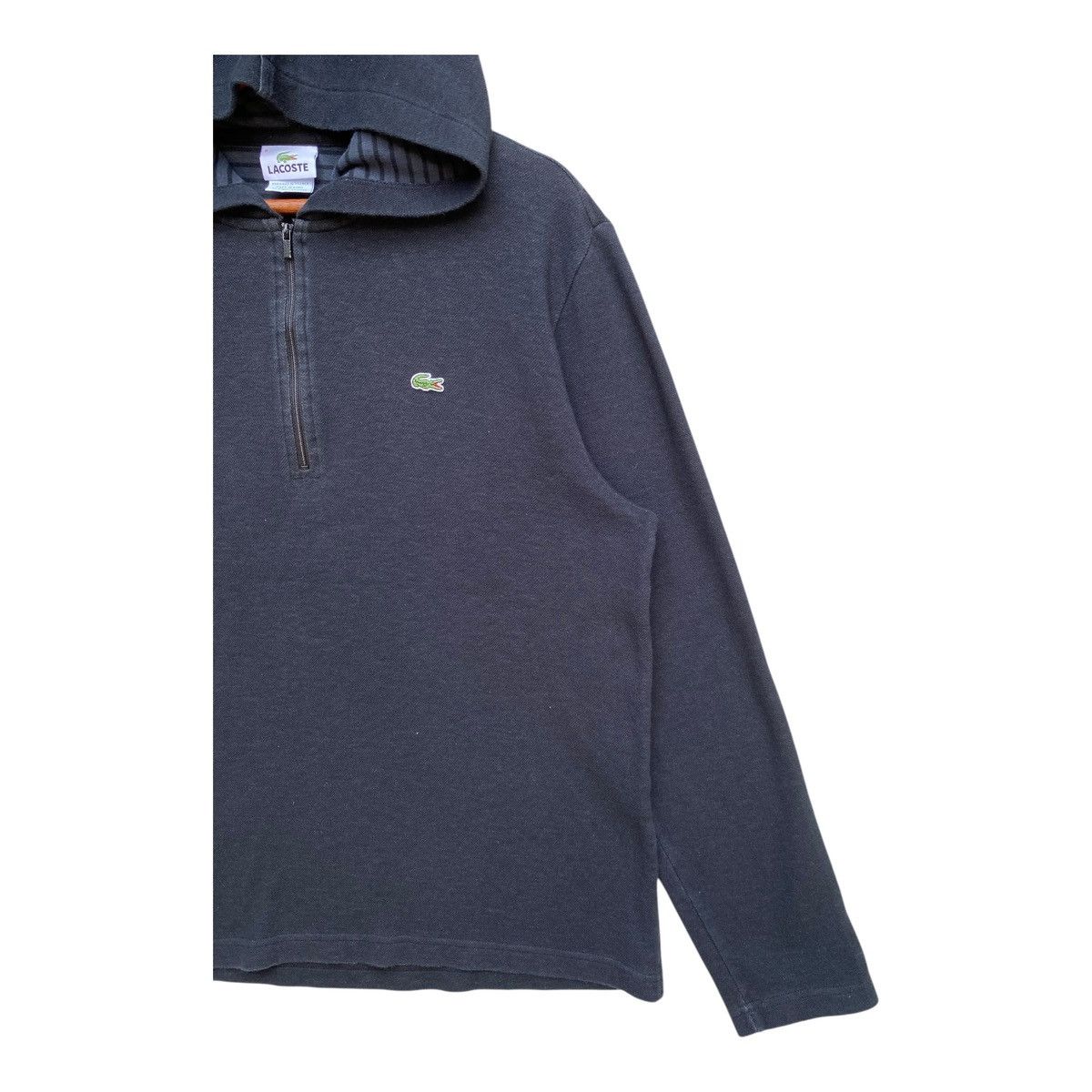 Lacoste Lacoste Hoodie Quarter Zip Pullover Jumper Size M Size US M / EU 48-50 / 2 - 4 Thumbnail