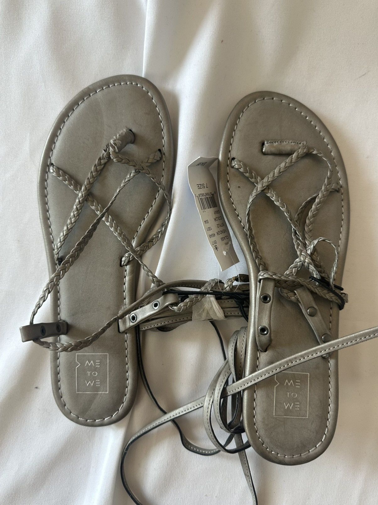 Other ME TO WE Strappy/gladiator/flat/Thong/New/size 7 Size US 7 / IT 37 - 1 Thumbnail