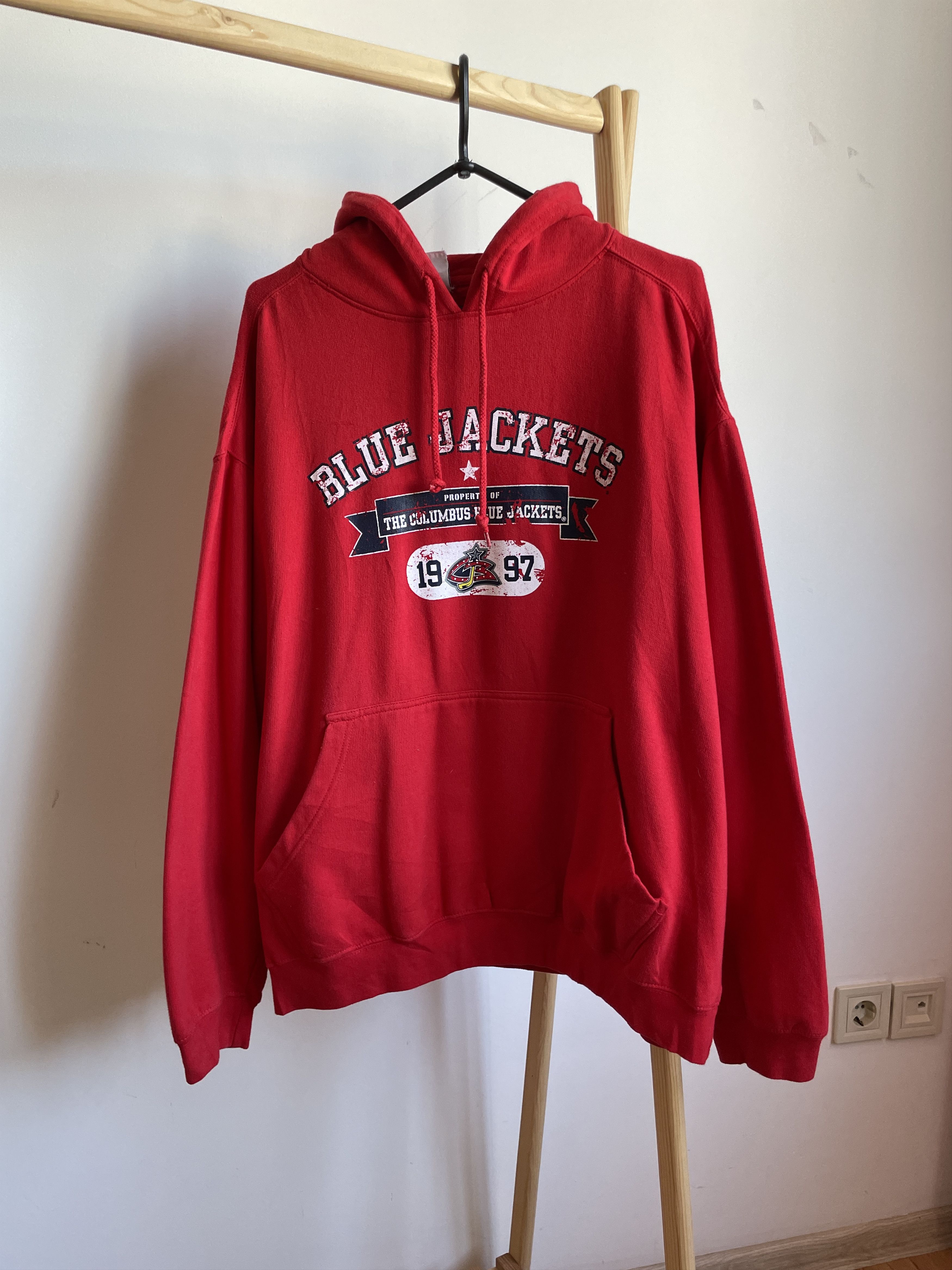 NHL × Vintage Columbus Blue Jackets Vintage Hoodie Size XL Size US XL / EU 56 / 4 - 1 Thumbnail