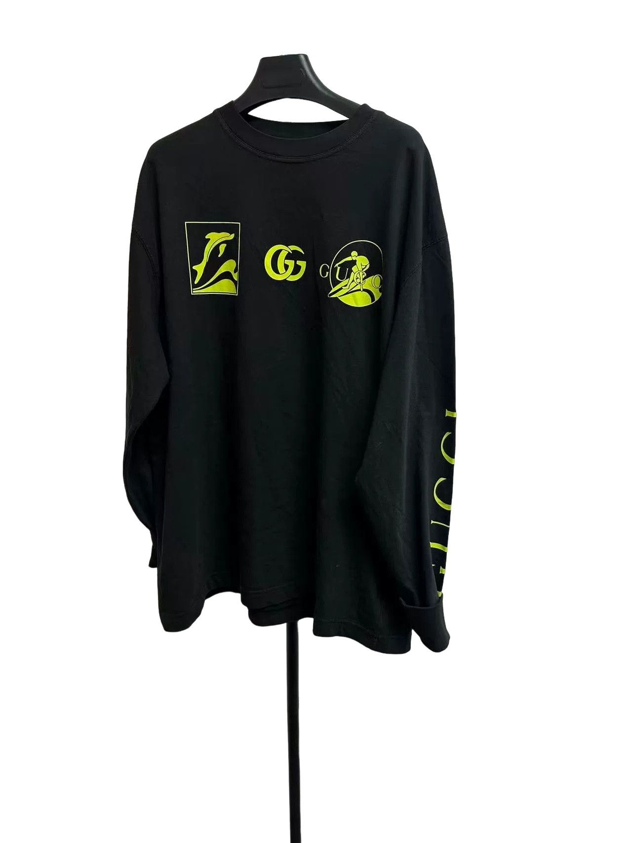 Gucci Gucci Surfing Print Long Sleeve T-Shirt Size M Size US M / EU 48-50 / 2 - 1 Thumbnail