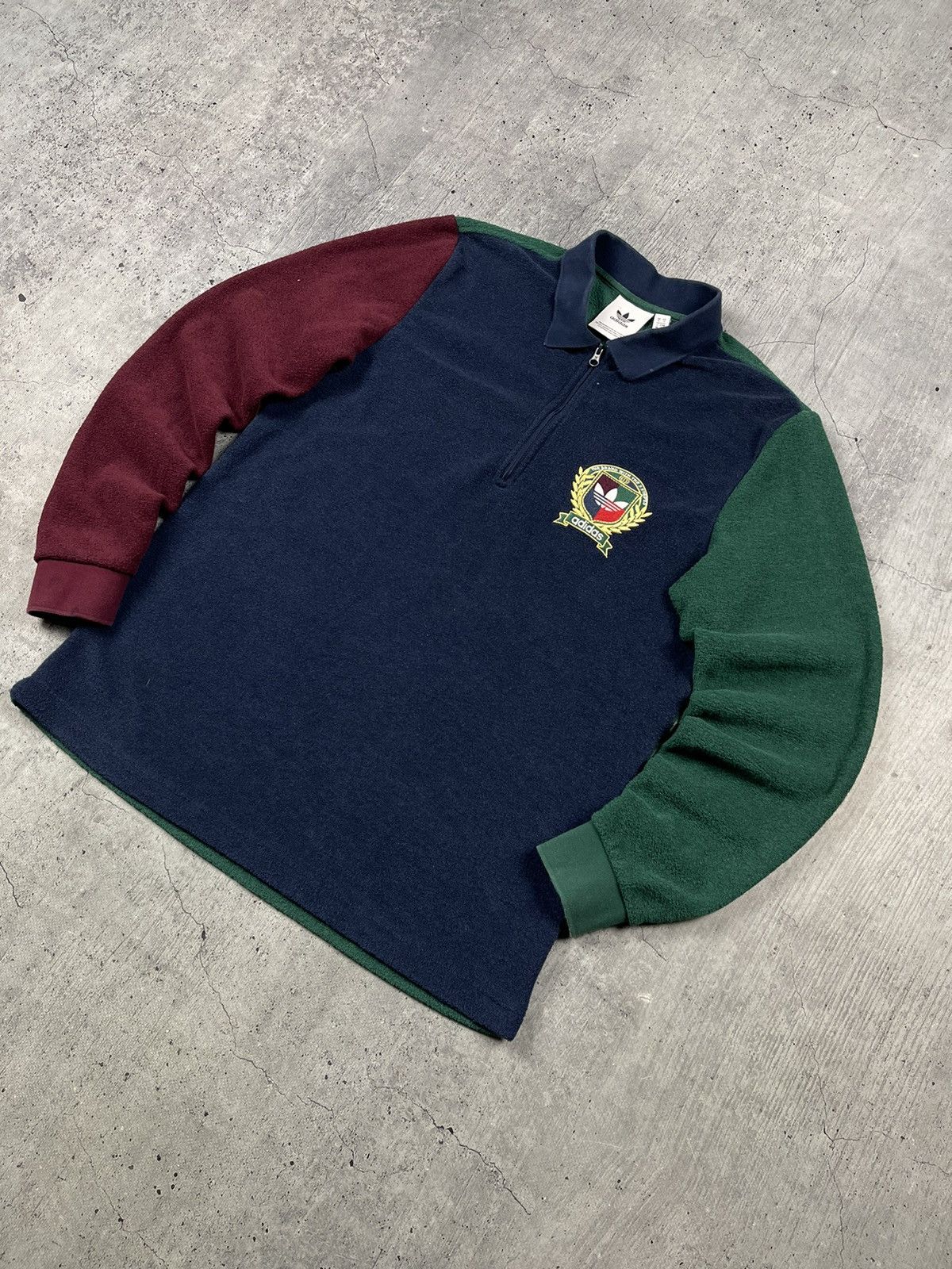 Adidas × Vintage Fleece Sweatshirt Adidas Size US S / EU 44-46 / 1 - 4 Thumbnail