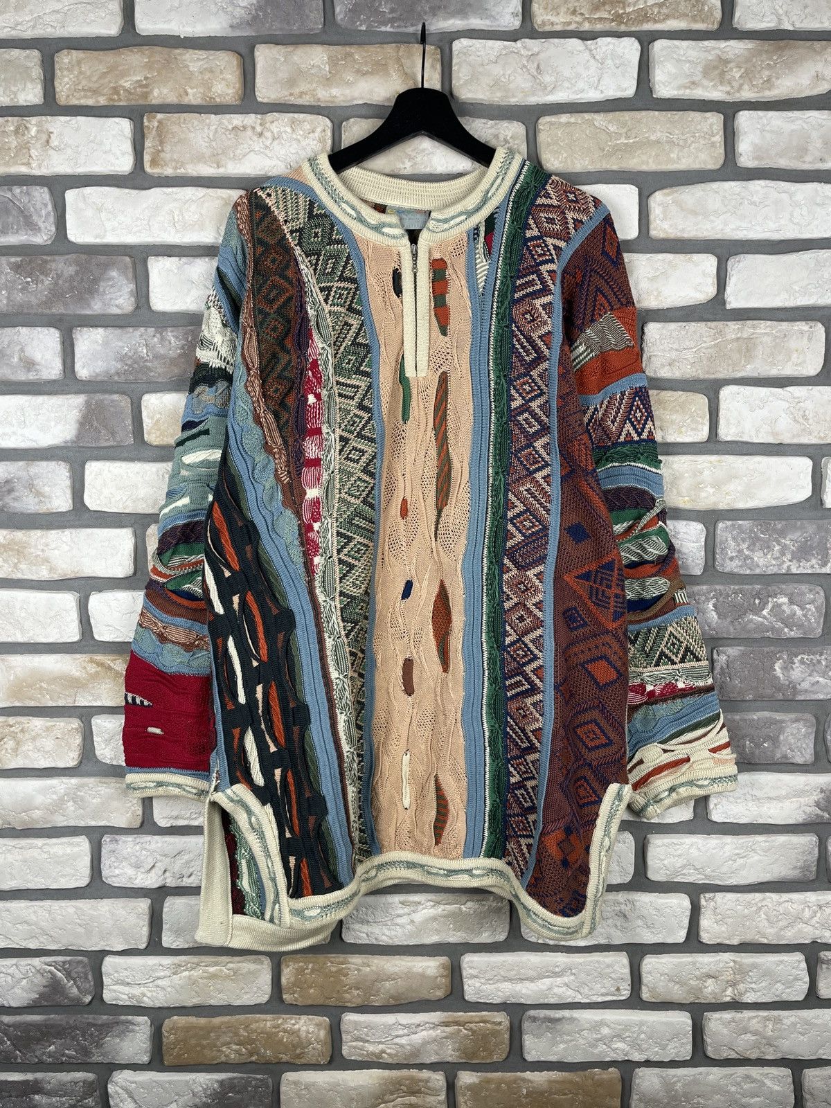Coogi × Vintage Vintage oversize sweater sweatshirt Coogi Size US XL / EU 56 / 4 - 1 Thumbnail