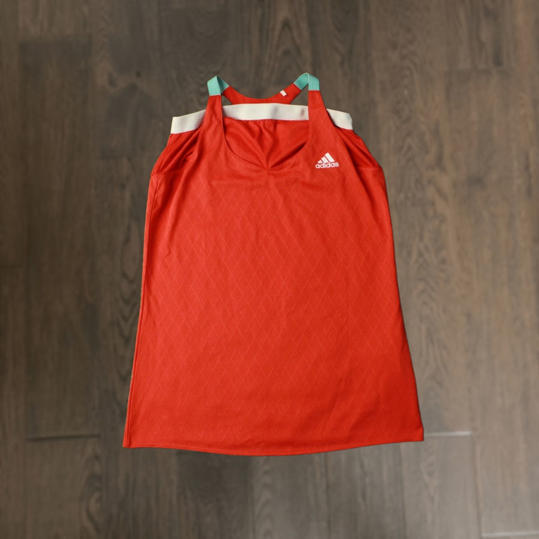 Adidas ADIDAS Tank Shirt Vest Women L Orange White 2011 X17817 Vintage? No Shirt Womens L Regular Size Large Size L / US 10 / IT 46 - 1 Thumbnail