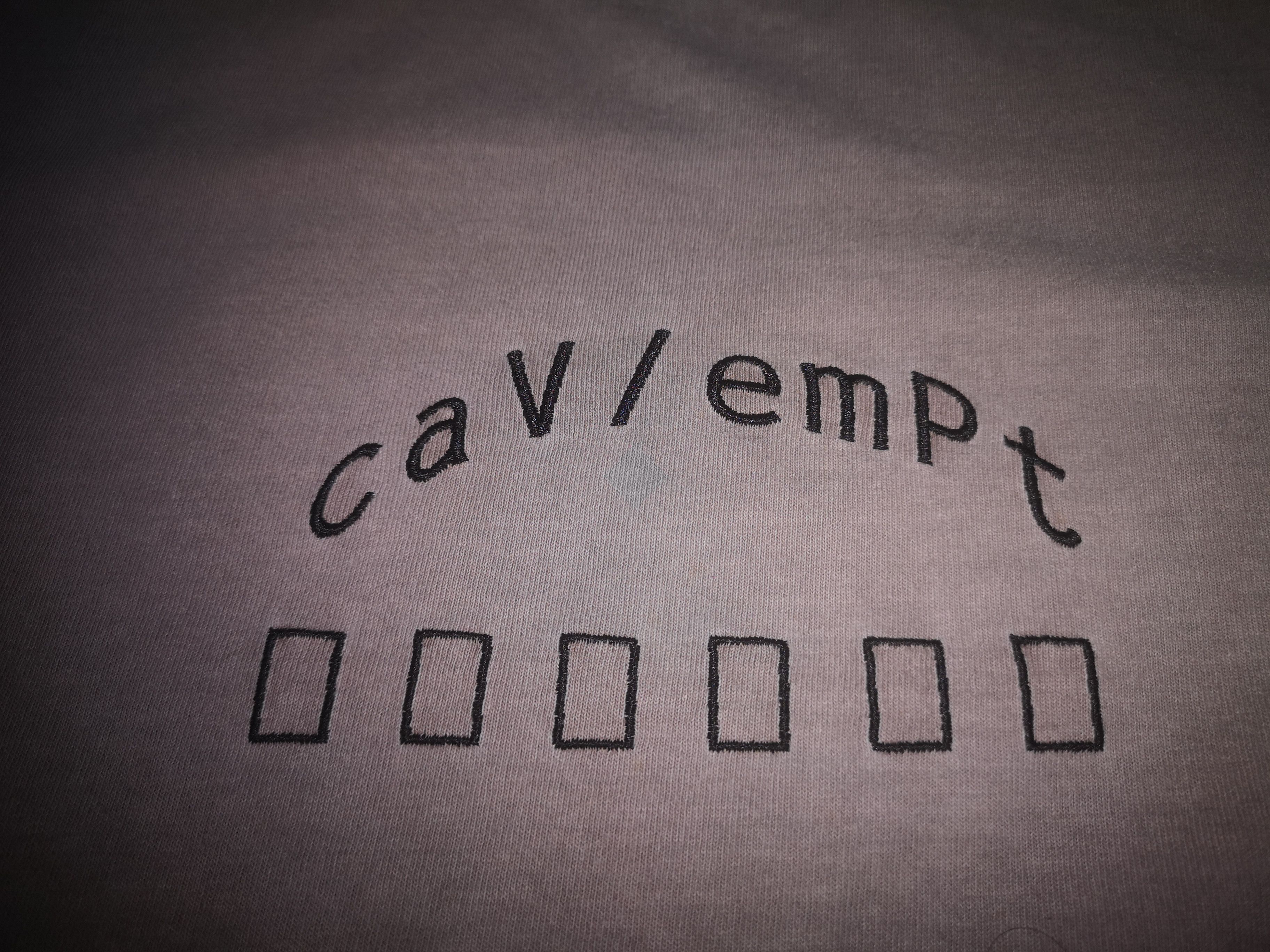 Cav Empt × Japanese Brand Distressed Toby Feltwell Cav Empt C.E. Japan Embroidered Tee Size US L / EU 52-54 / 3 - 7 Thumbnail