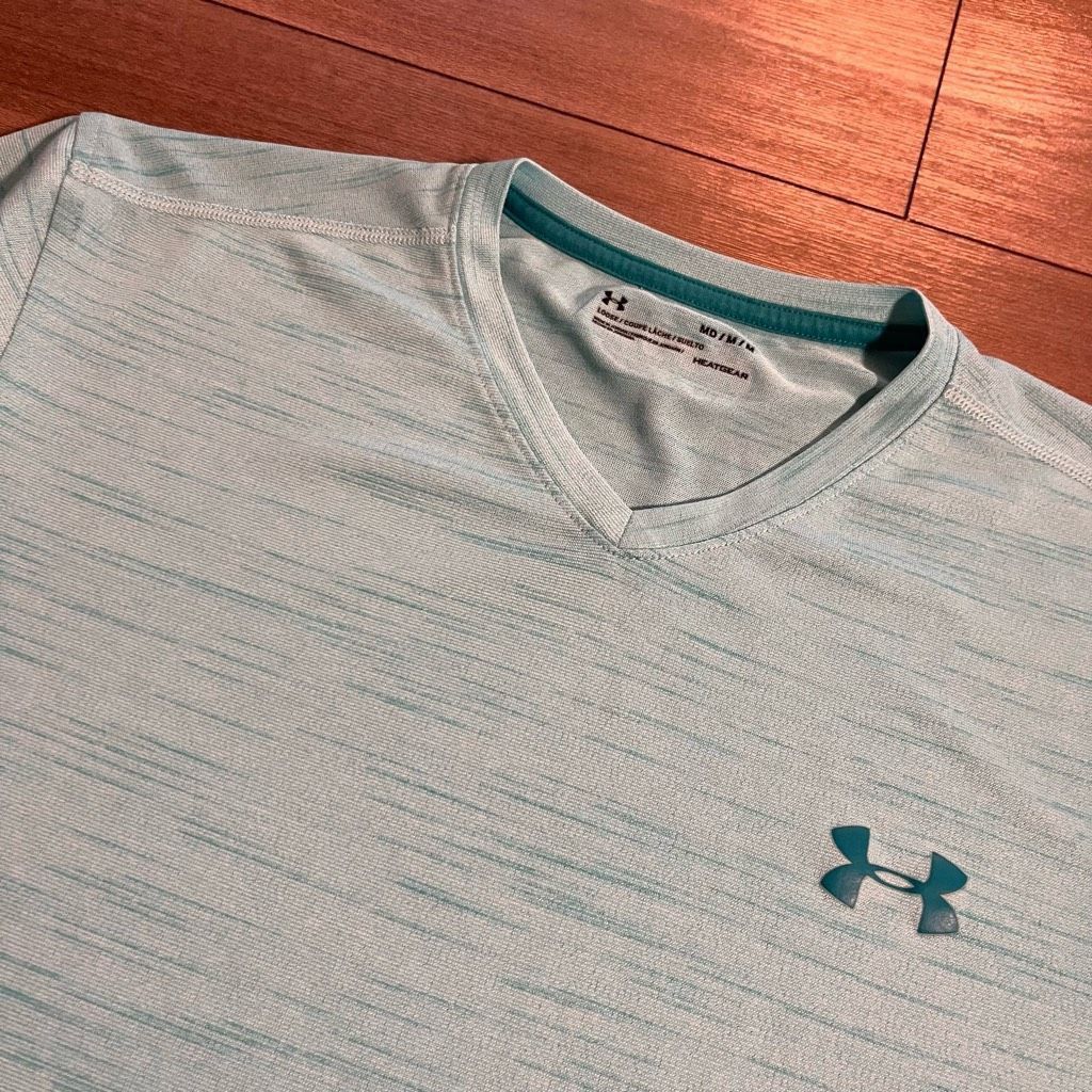 Under Armour Under Armour Blue Athletic Workout Shirt Women Medium Bin J- Size M / US 6-8 / IT 42-44 - 2 Thumbnail