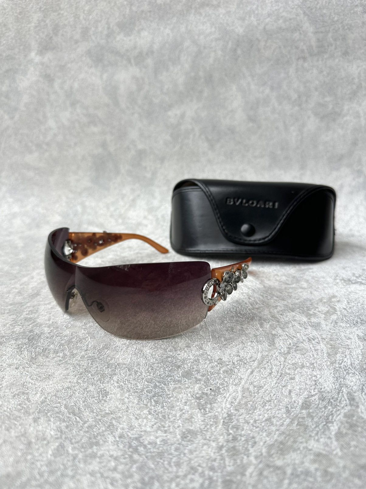 Bvlgari Bvlgari 652-B Crystal Flower Swarowski Rare Sunglasses Size ONE SIZE - 1 Thumbnail