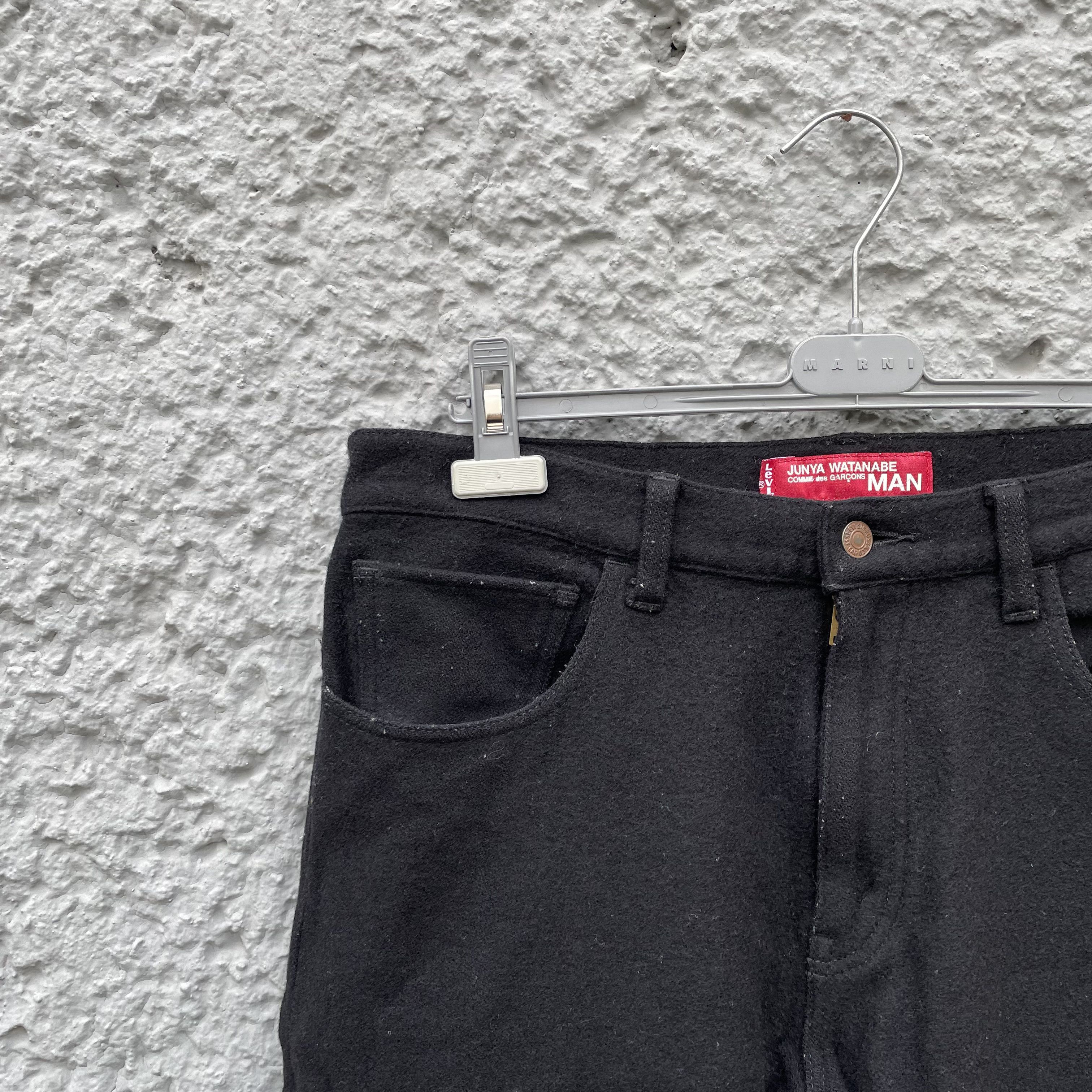 Comme des Garcons CDG Junya Watanabe Man x Levis Black Trousers Pants F/W03 Size US 32 / EU 48 - 3 Thumbnail