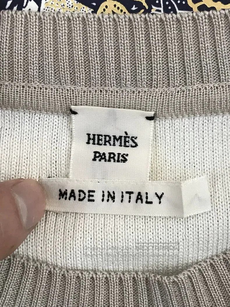 Hermes Hermes Yellow Knit Twillaine Sweater. Size US S / EU 44-46 / 1 - 4 Thumbnail