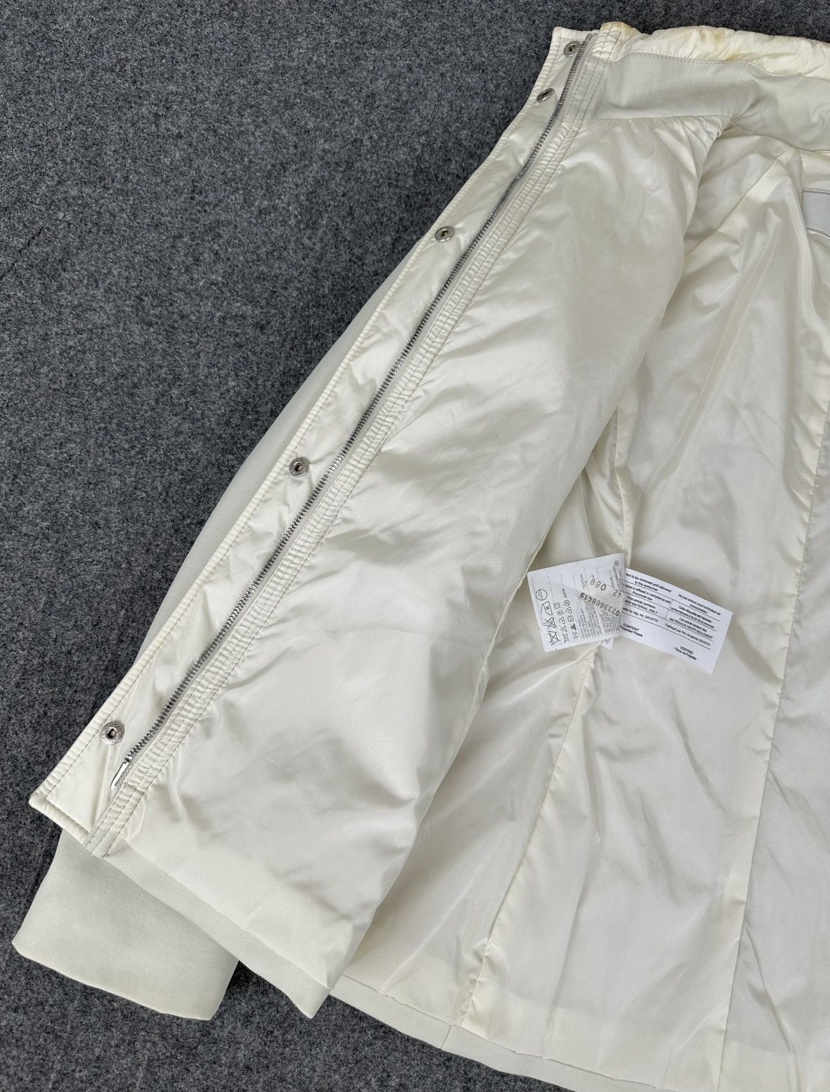 Prada Prada - S/S1999 Zip-Up Soft Shell Rider Jacket - Ivory White Size M / US 6-8 / IT 42-44 - 13 Thumbnail