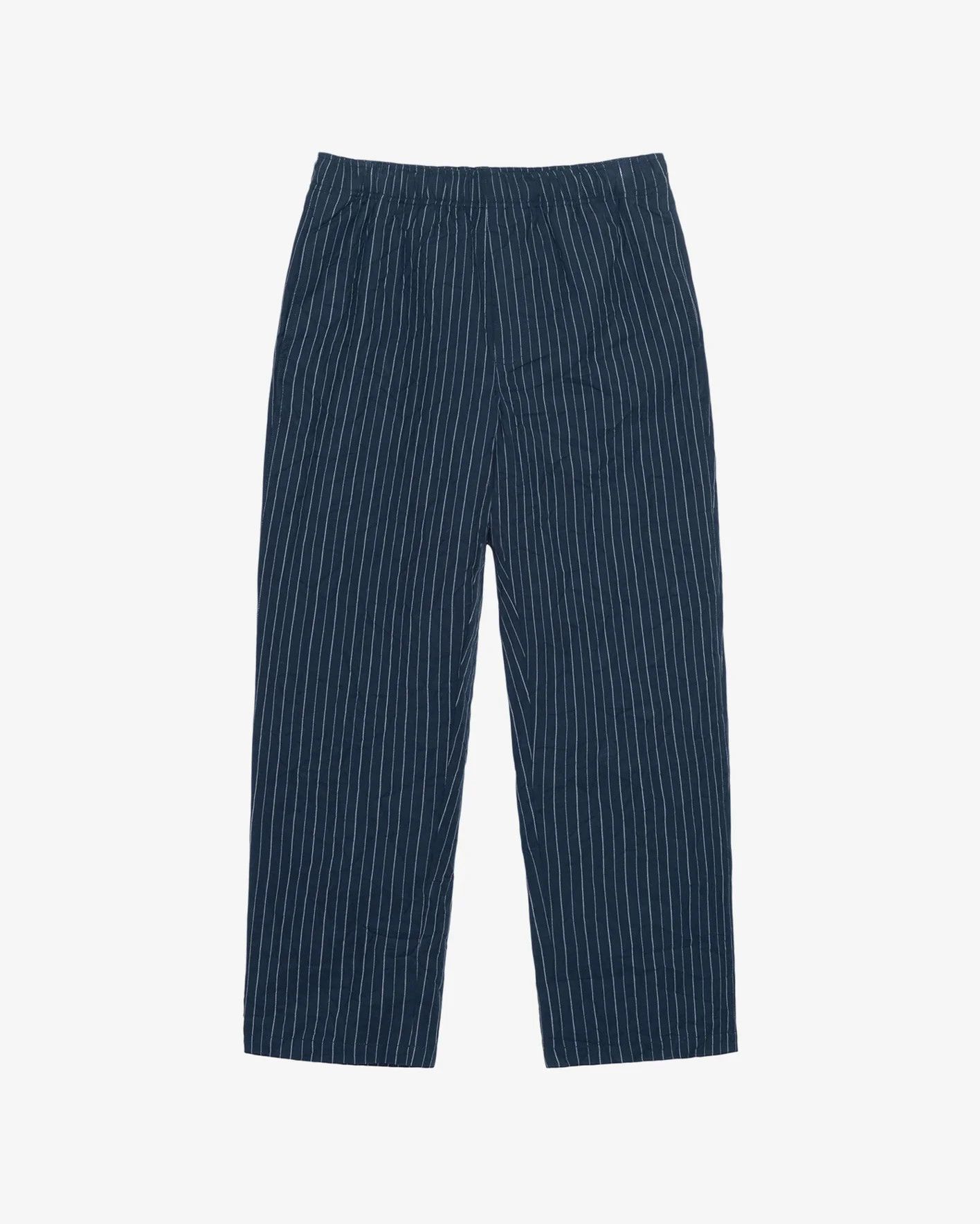 値下げ可　stussy Beach Pant Wrinkled Stripe STUSSY BEACH PANT WRINKLED STRIPE - メルカリ