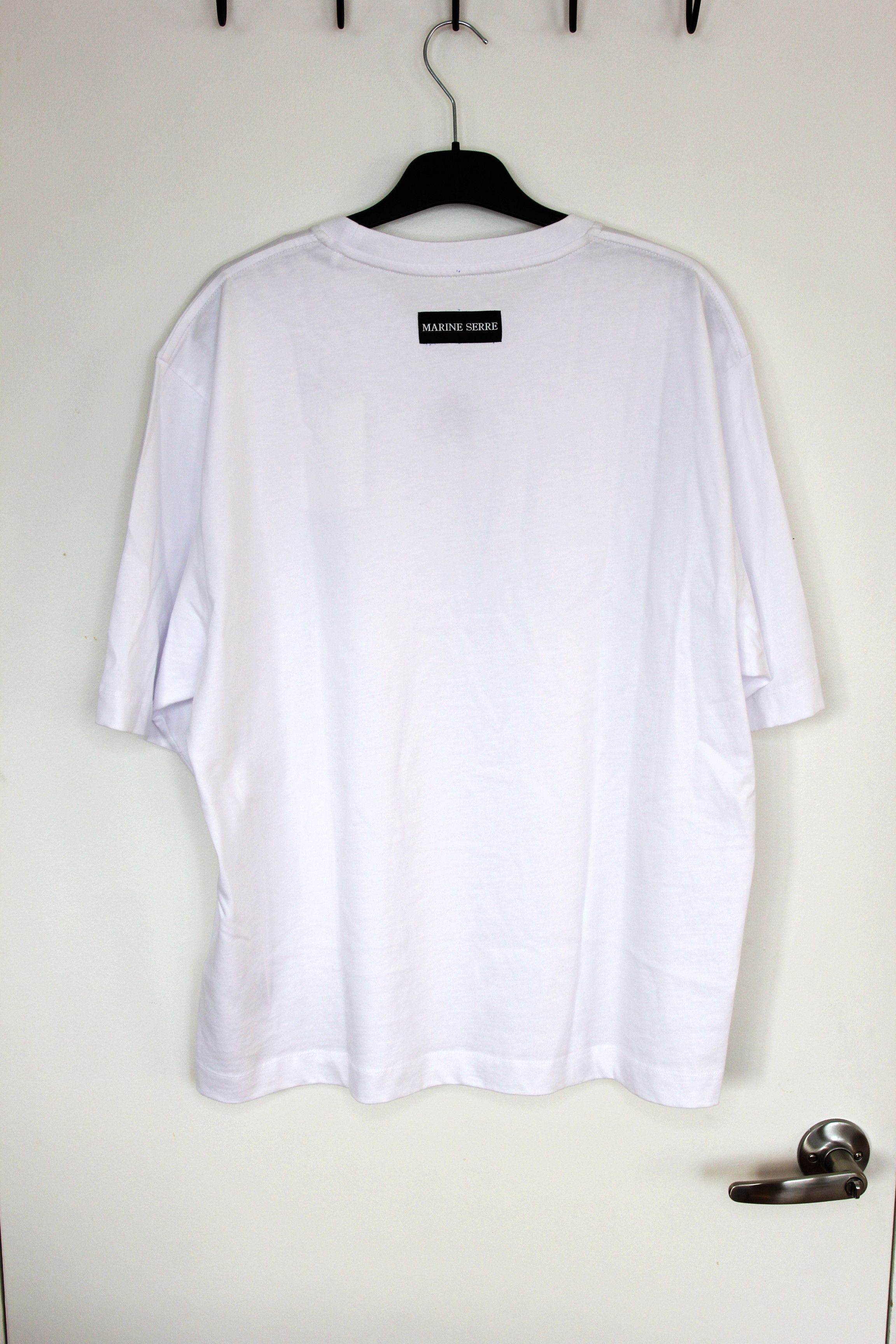 Marine Serre BNWT AW25 MARINE SERRE MOON LOGO JERSEY TSHIRT L Size US L / EU 52-54 / 3 - 3 Thumbnail