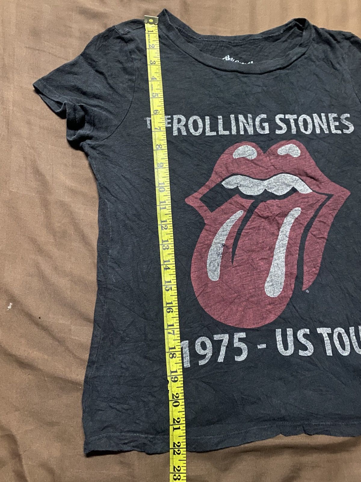 Band Tees × The Rolling Stones The Rolling Stones 1975 Tour Tee Size XS / US 0-2 / IT 36-38 - 5 Thumbnail