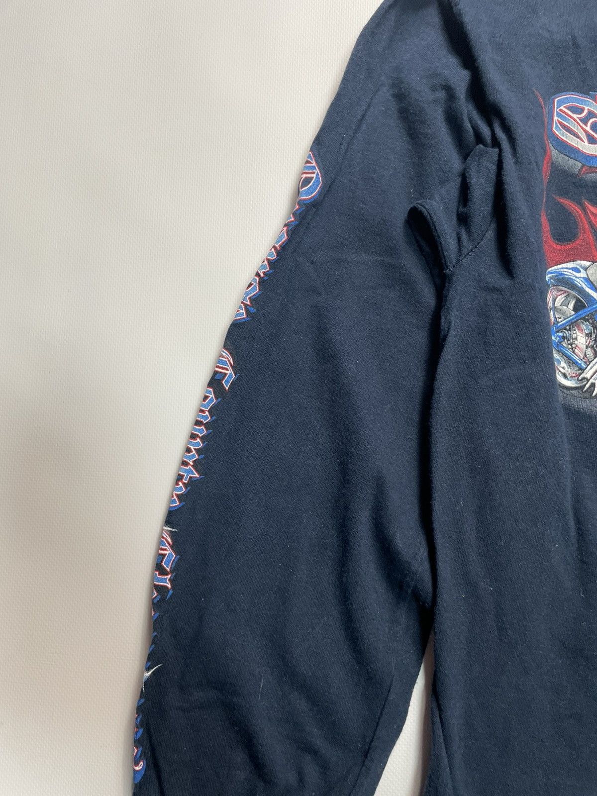 Harley Davidson Vtg OCC Biker Y2K Grunge Graphic L/S Tee Faded M-L Size US L / EU 52-54 / 3 - 4 Thumbnail