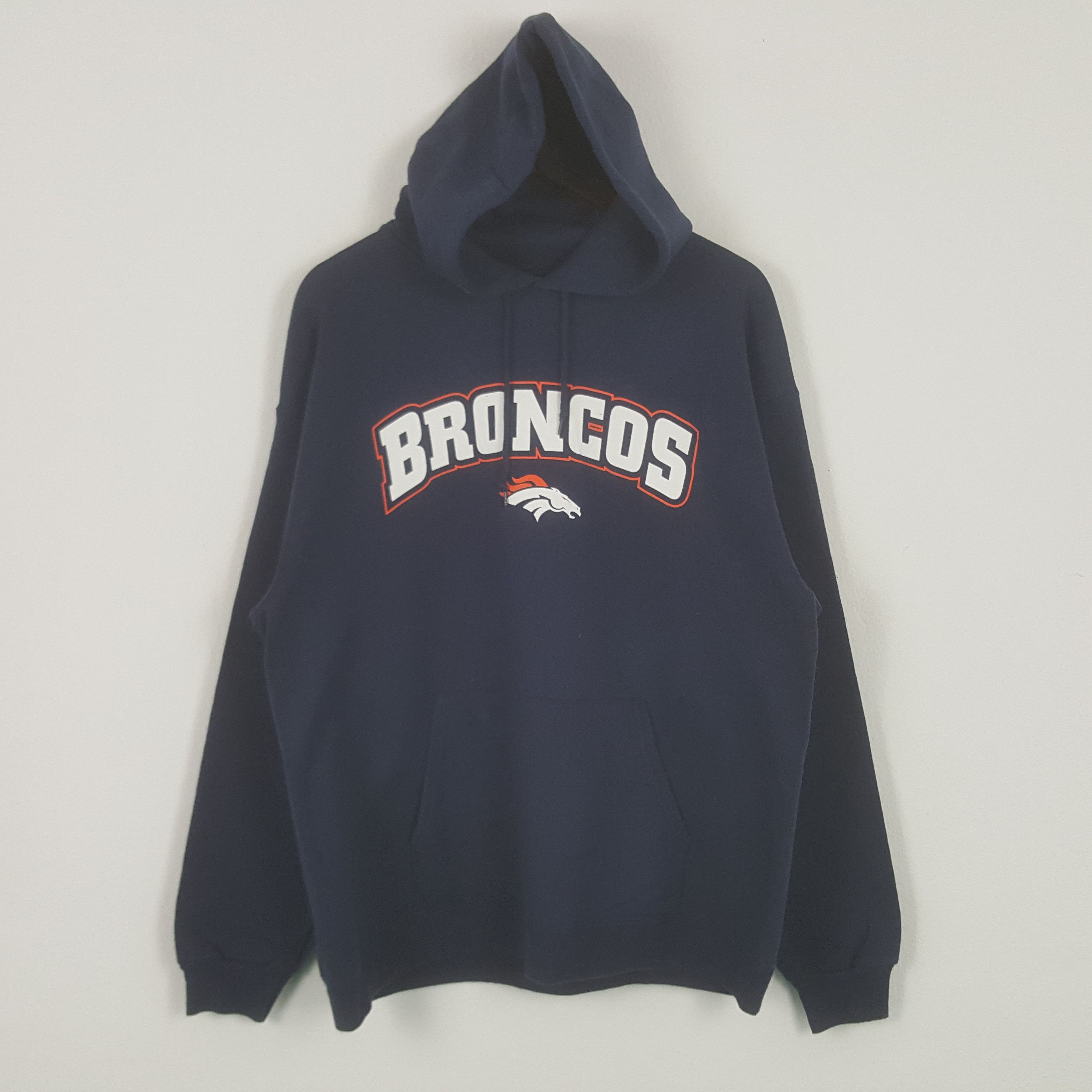 Vintage NFL Team BRONCOS Sweatshirt Hoodies
