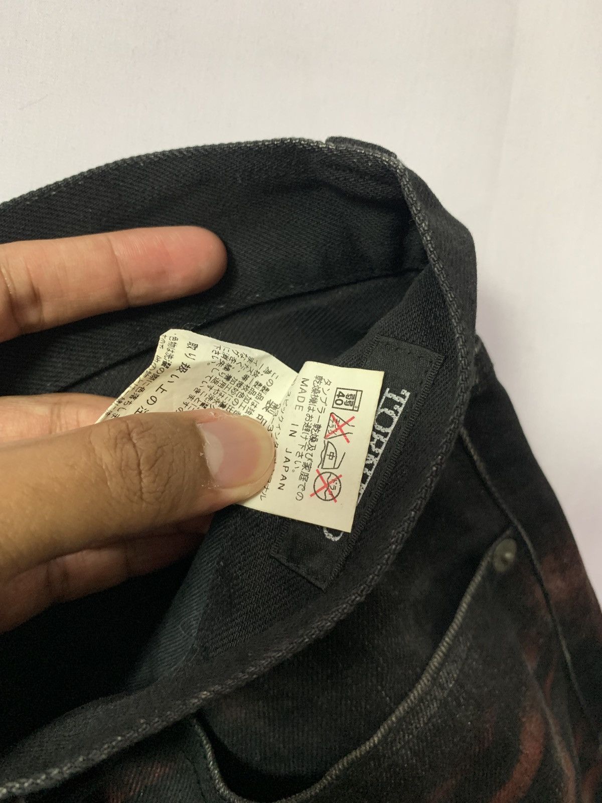 Tornado Mart Tornado Mart Processed Low Rise Denim Size US 32 / EU 48 - 7 Thumbnail