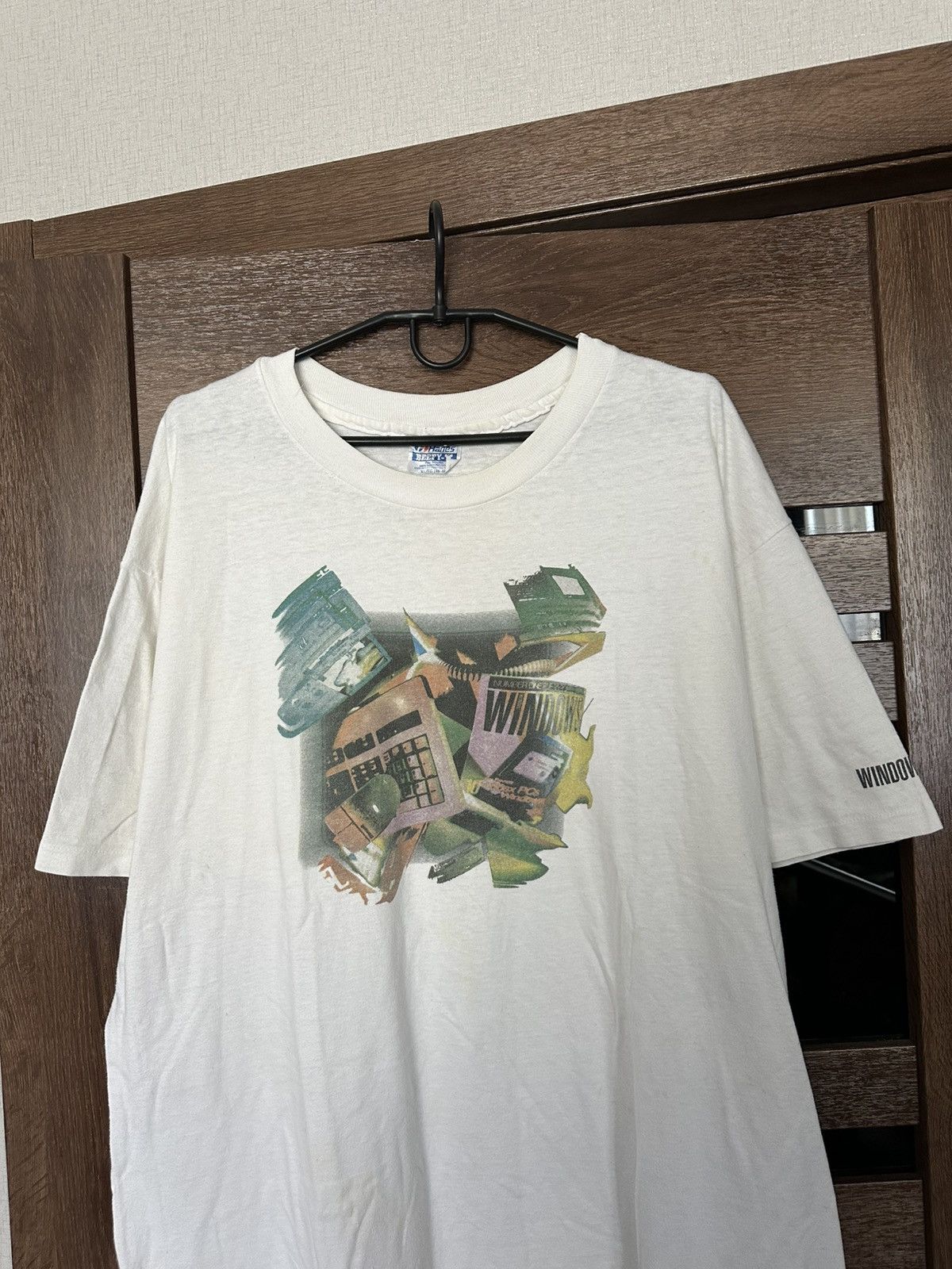 Vintage Windows Vintage Big Logo T-Shirt Tee 90s Size US XL / EU 56 / 4 - 5 Thumbnail