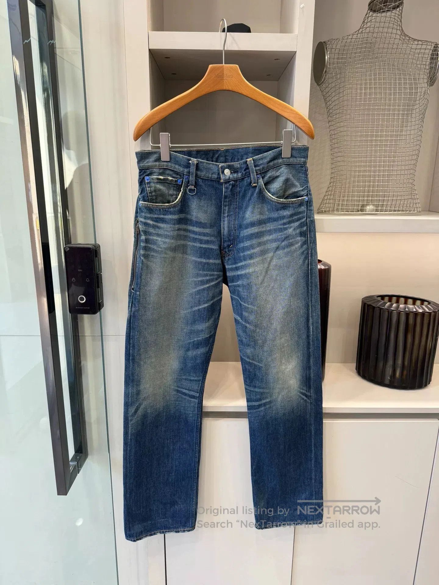 PHENOMENON Fenom Blue Washed Jeans W32. Size US 32 / EU 48 - 2 Thumbnail