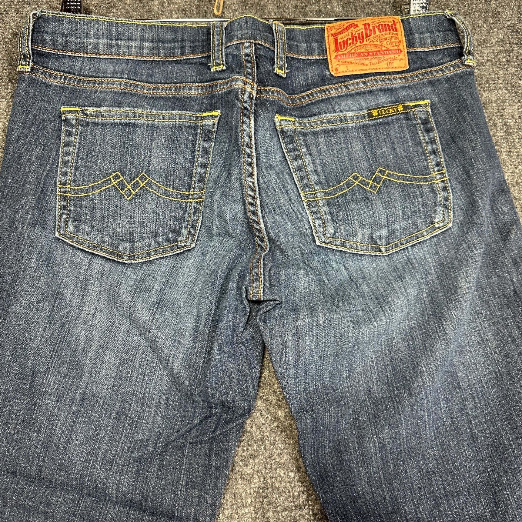 Lucky Brand Lucky Brand Jeans Cropped Womens 4 Medium Wash Cotton Blend Stretch 5-Pocket Denim Pocket Logo Size 27" / US 4 / IT 40 - 7 Thumbnail