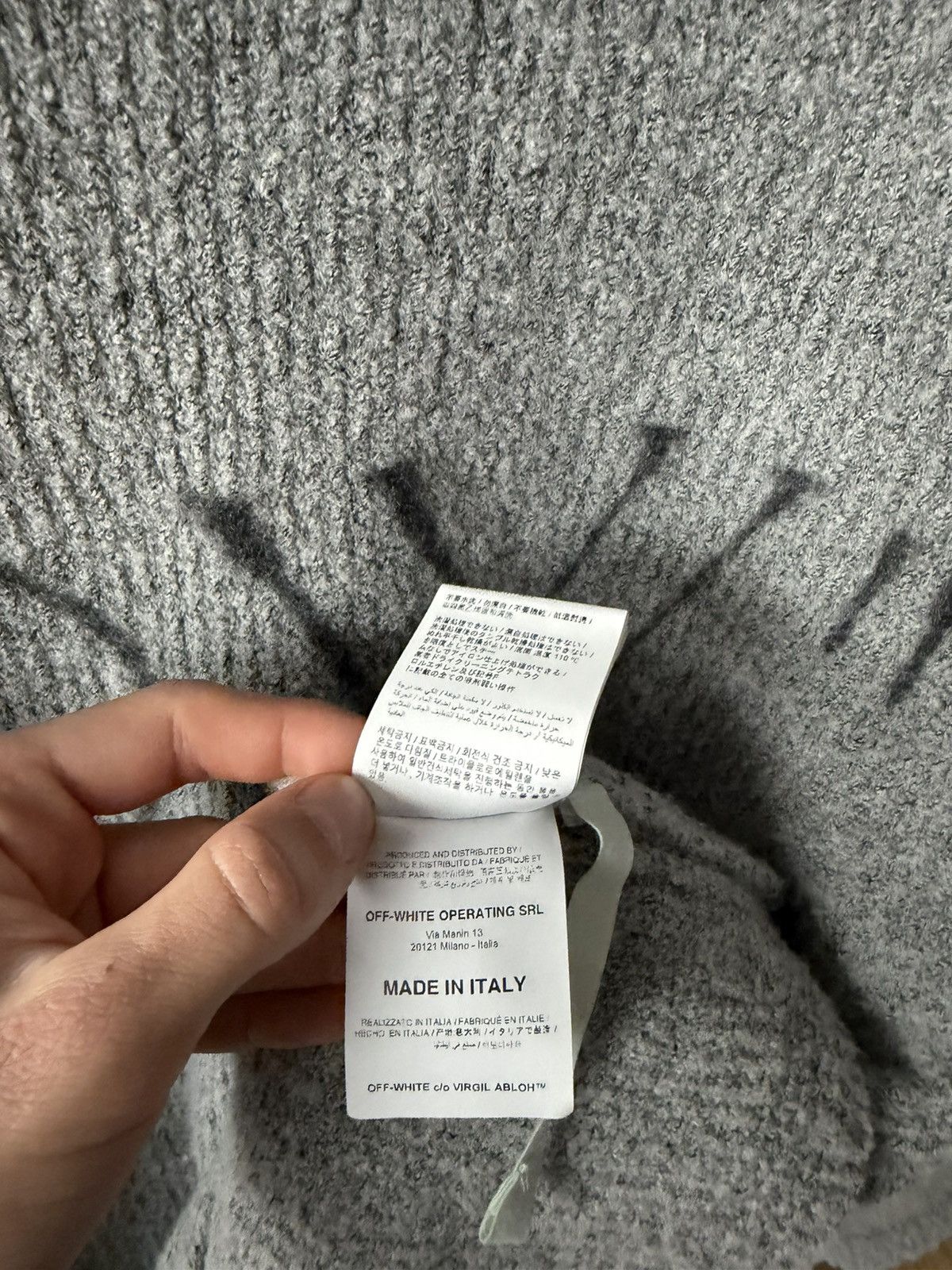 Off-White OFF WHITE vintage knitted sweater Virgil Abloh archive Size US M / EU 48-50 / 2 - 9 Thumbnail