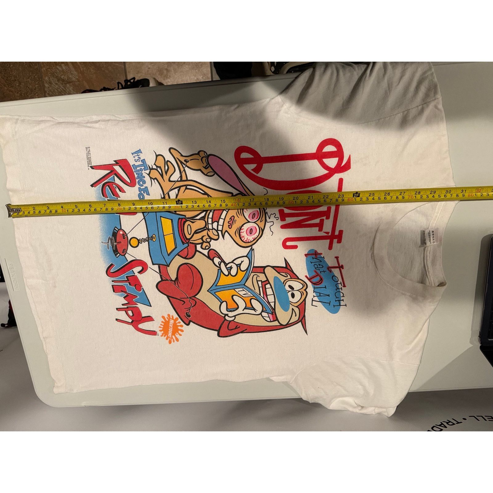 Nickelodeon Vintage Ren and Stimpy Nicktoons Promo Shirt Anime Size US L / EU 52-54 / 3 - 7 Thumbnail