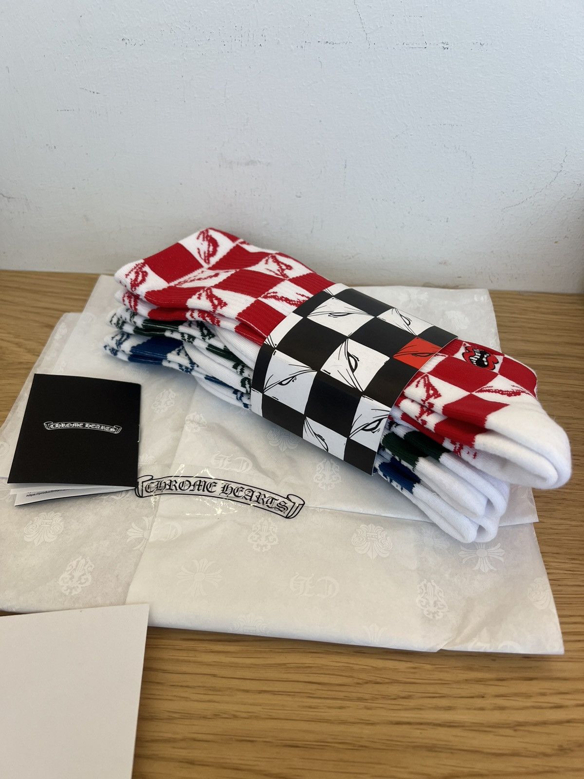 Chrome Hearts CHROME HEARTS PPO U SPORT SOCKS PACK OF THREE Size 42 - 1 Thumbnail