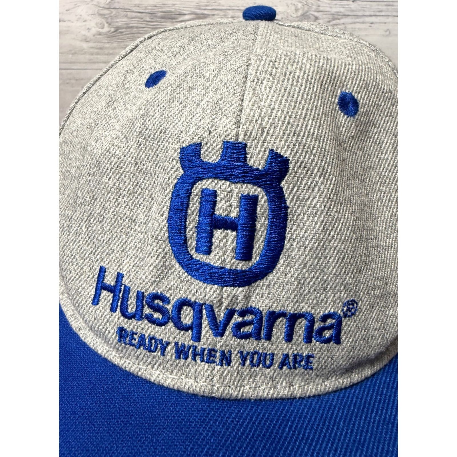 Vintage Husqvarna 25 years anniversary automower innovation limited edition rare cap Baseball Cap Men One Size Gray Mens Size ONE SIZE - 2 Thumbnail