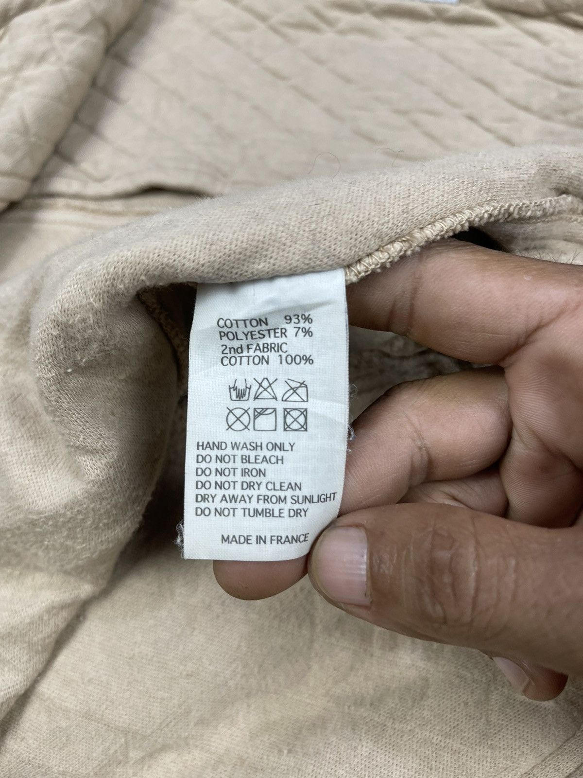 Vintage France Designer ARMEN Diagonal Button Up Quilted Hoodies Size M / US 6-8 / IT 42-44 - 12 Thumbnail