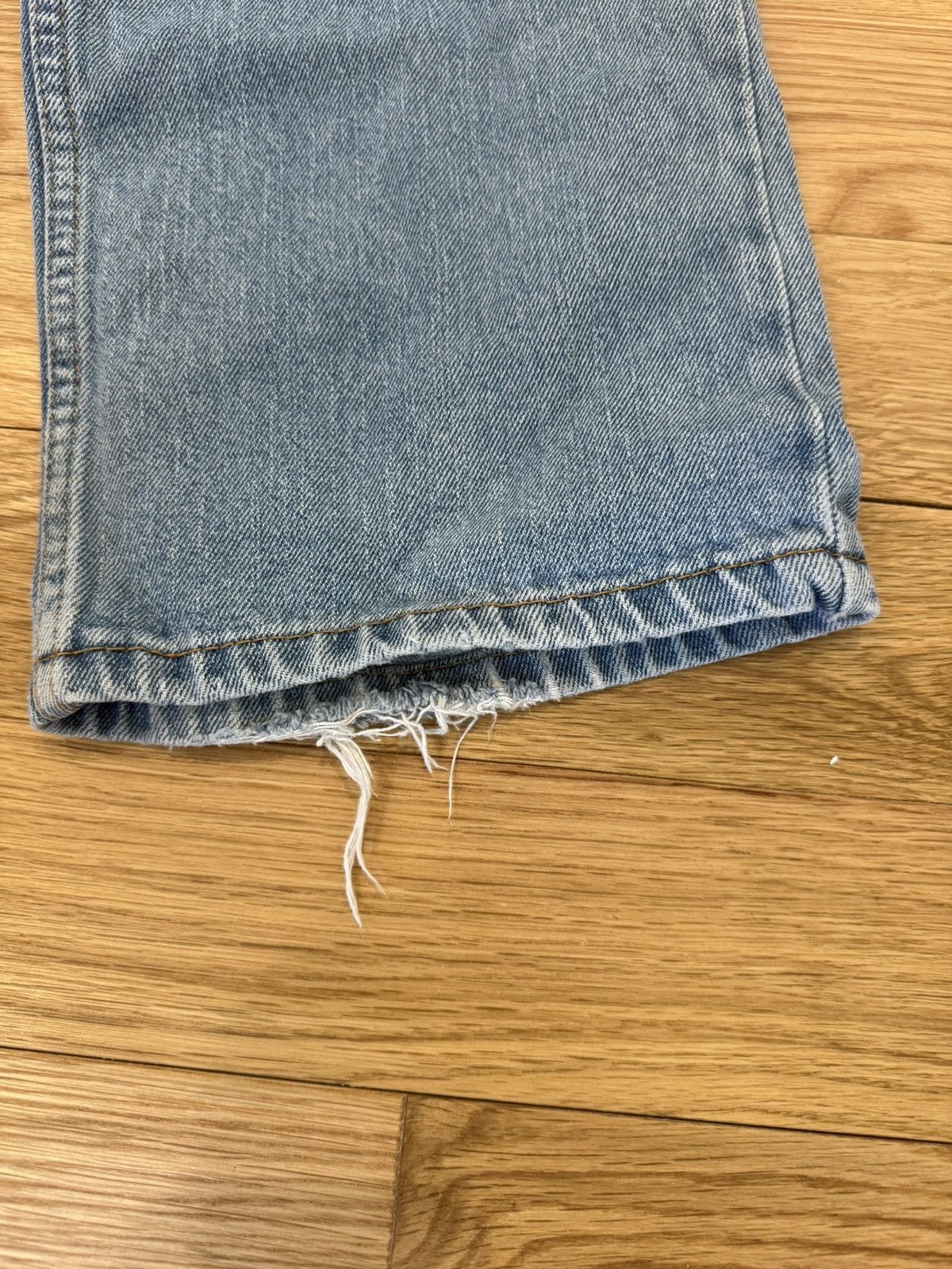 Levi's Vintage Clothing Vintage Levi’s 505 Straight Fit Jeans – Light Wash – 36W 32L Size US 36 / EU 52 - 5 Thumbnail