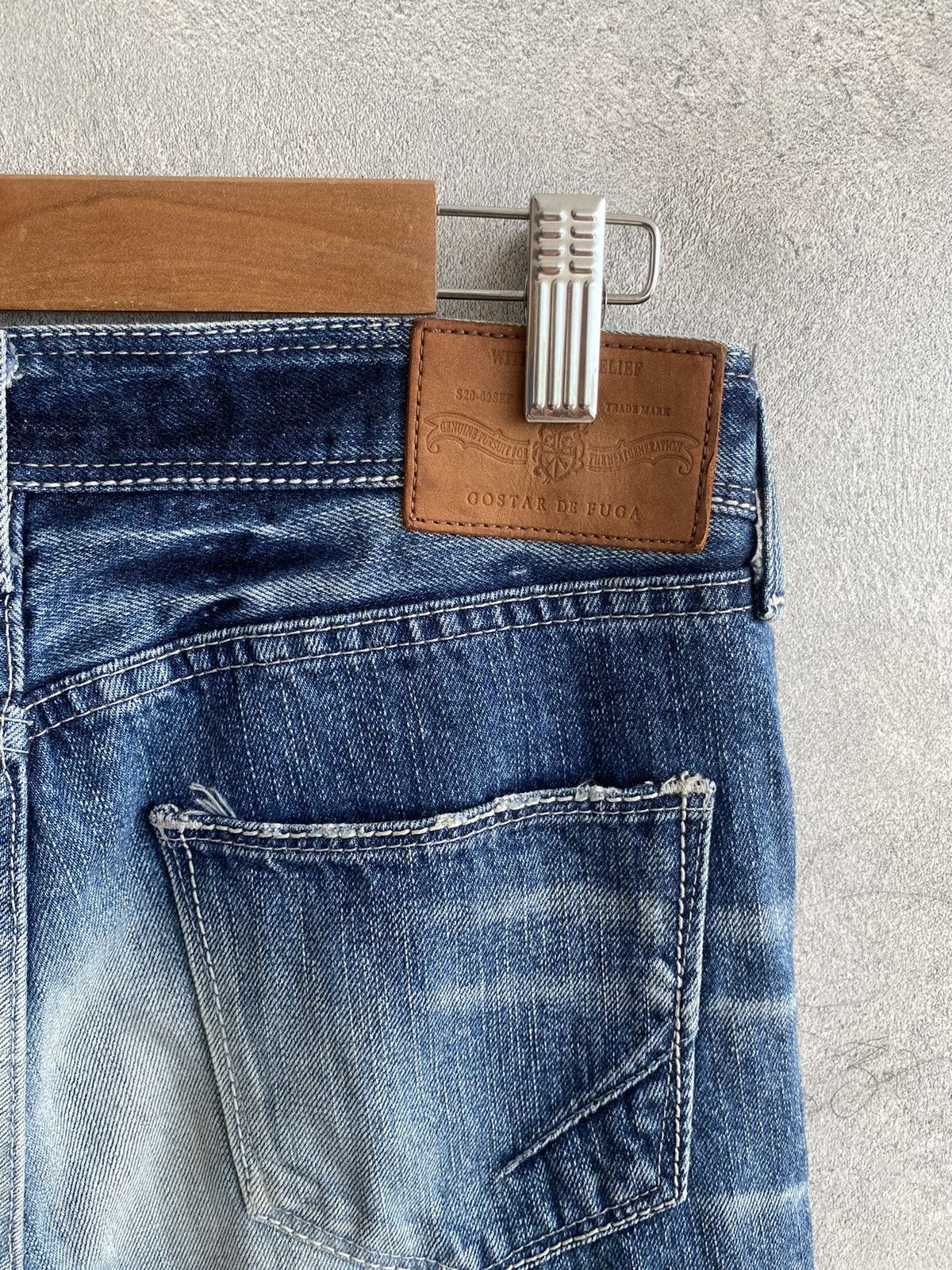 GOSTAR DE FUGA × If Six Was Nine × Japanese Brand FUGA Distressed Denim Size US 28 / EU 44 - 7 Thumbnail