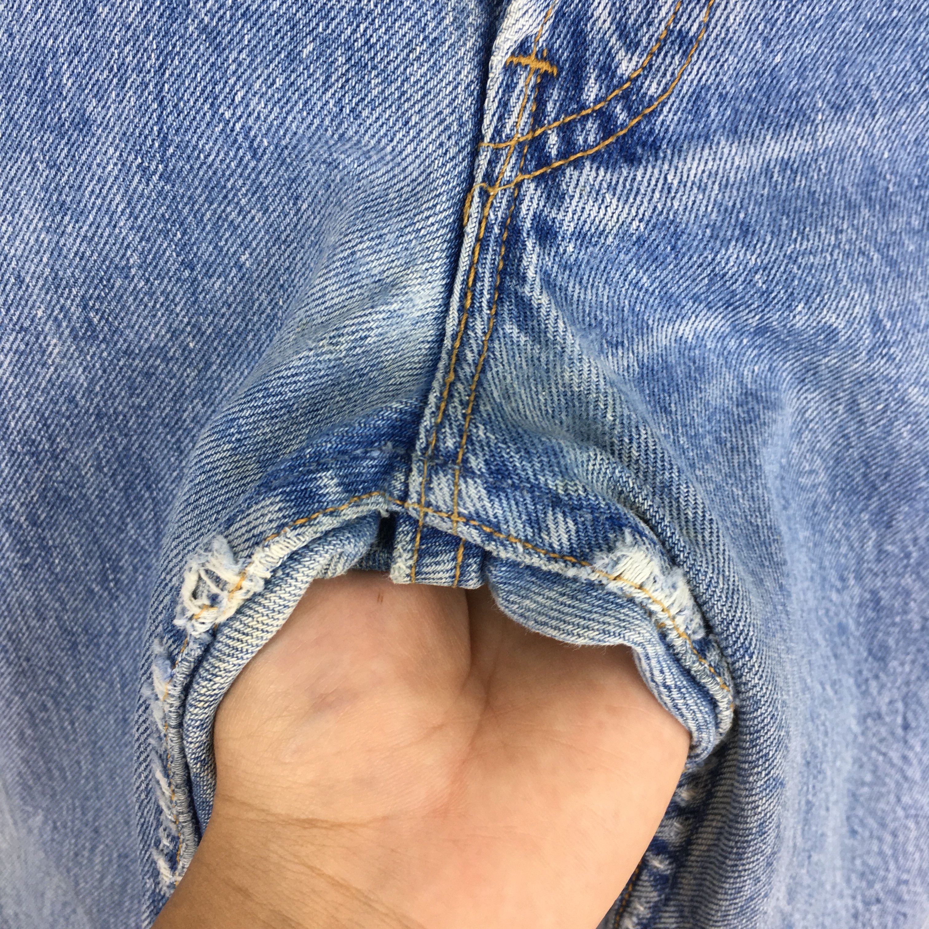 Levi's Size 29x29.5 Vintage 90's Levi's 501 High Rise Jeans S1729 Size 29" - 7 Thumbnail