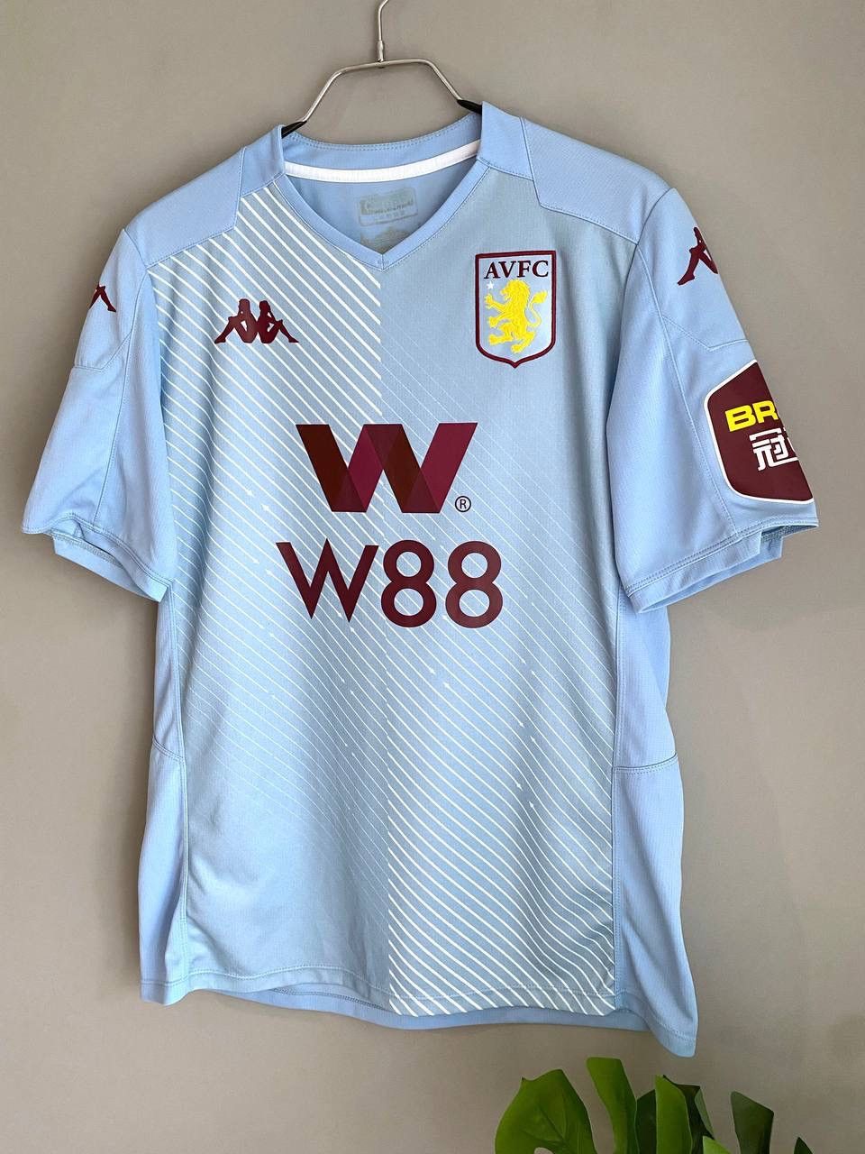 Kappa FC Aston Villa 2019/20 Away Football Shirt Soccer Jersey, M Size US M / EU 48-50 / 2 - 3 Thumbnail
