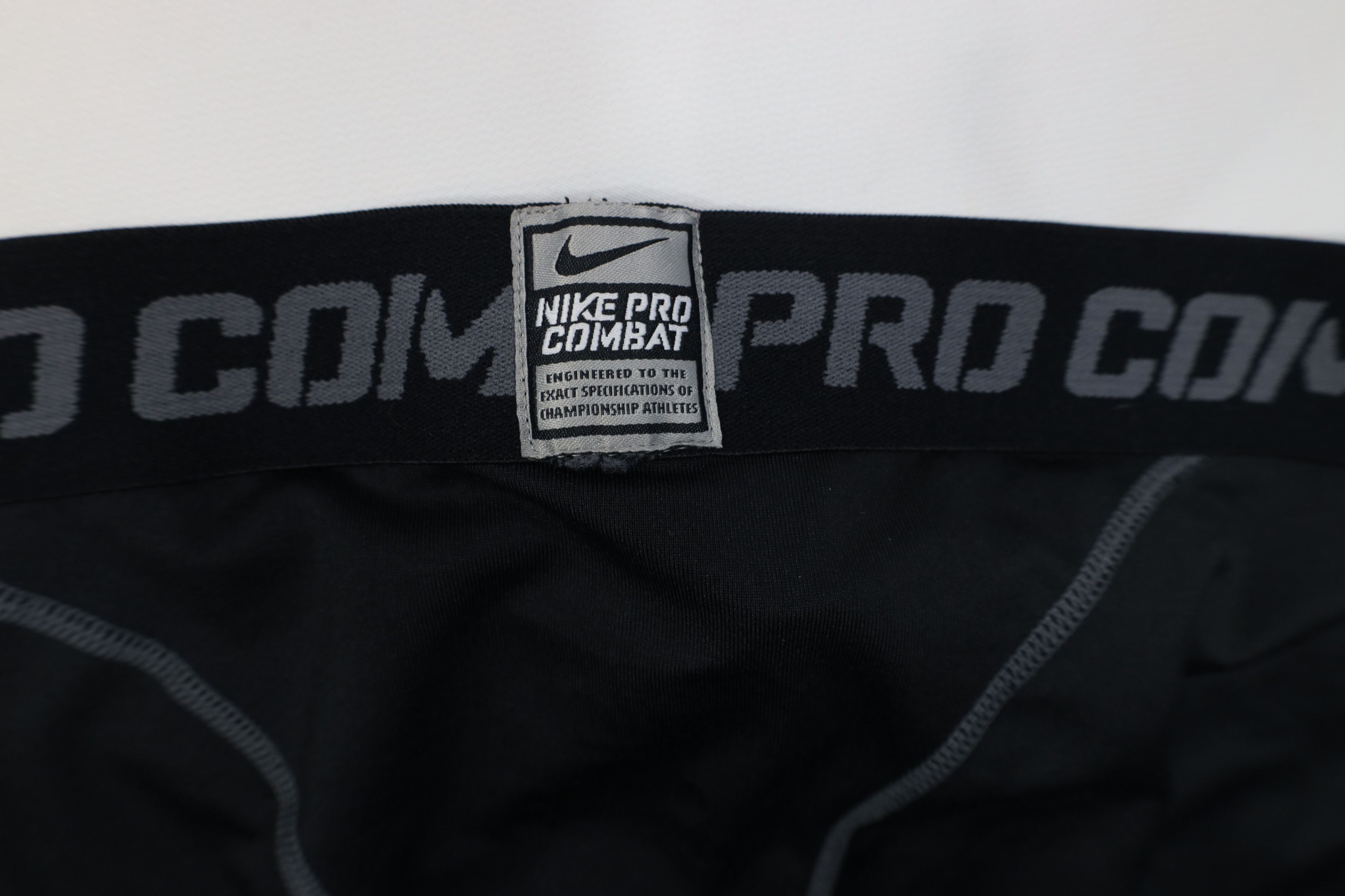 Nike Nike Pro Combat Lined Training Spandex Pants Black Run Size US 36 / EU 52 - 13 Thumbnail