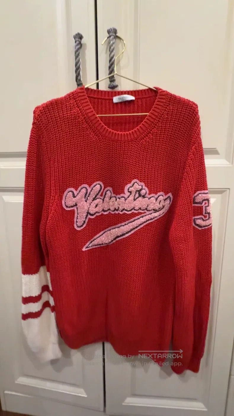Valentino Valentino Reworked beaded knitted sweater Size US L / EU 52-54 / 3 - 1 Thumbnail