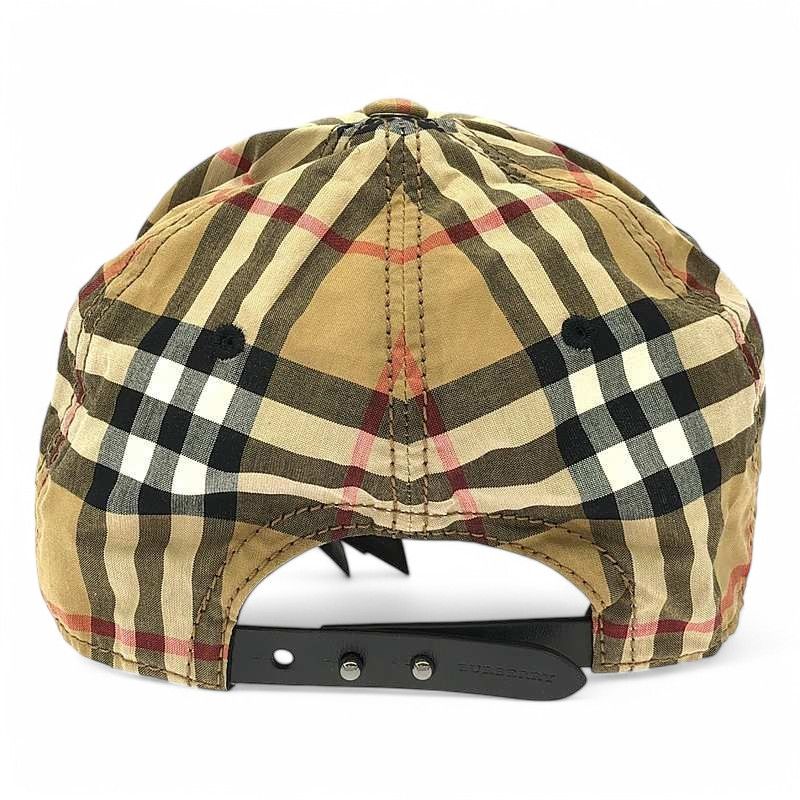 Burberry Burberry - M Nova Check Baseball Cap Brown Vintage Size ONE SIZE - 6 Thumbnail