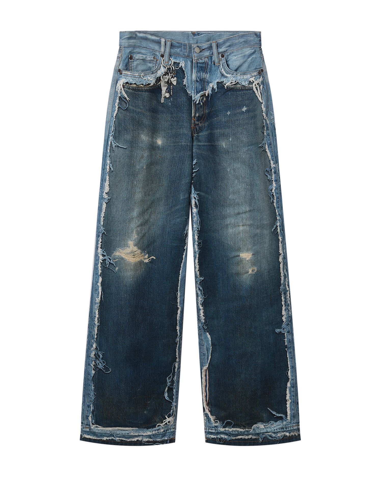 Acne Studios Acne Studios Distressed Design Jeans Size 22" - 1 Thumbnail