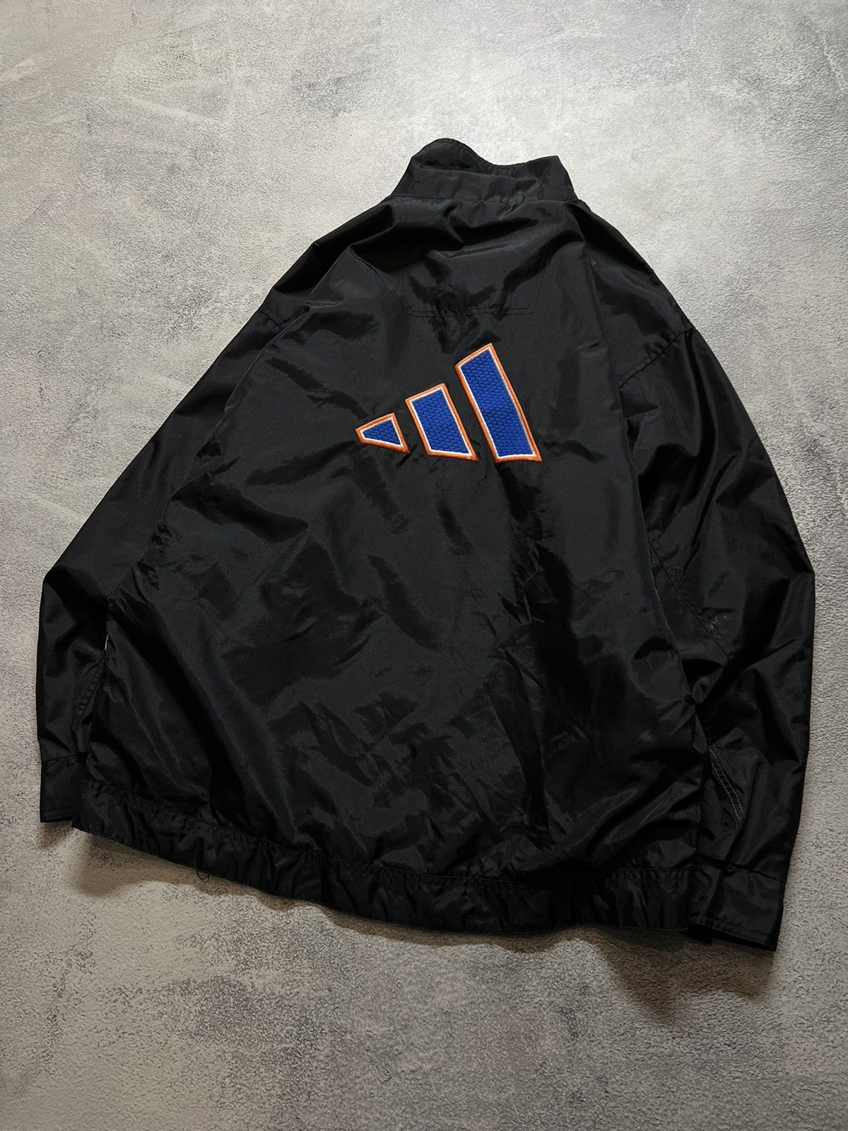 Adidas × Vintage Vintage Y2k Adidas 🖤 Big Logo Bomber Jacket 90’s Size US L / EU 52-54 / 3 - 3 Thumbnail