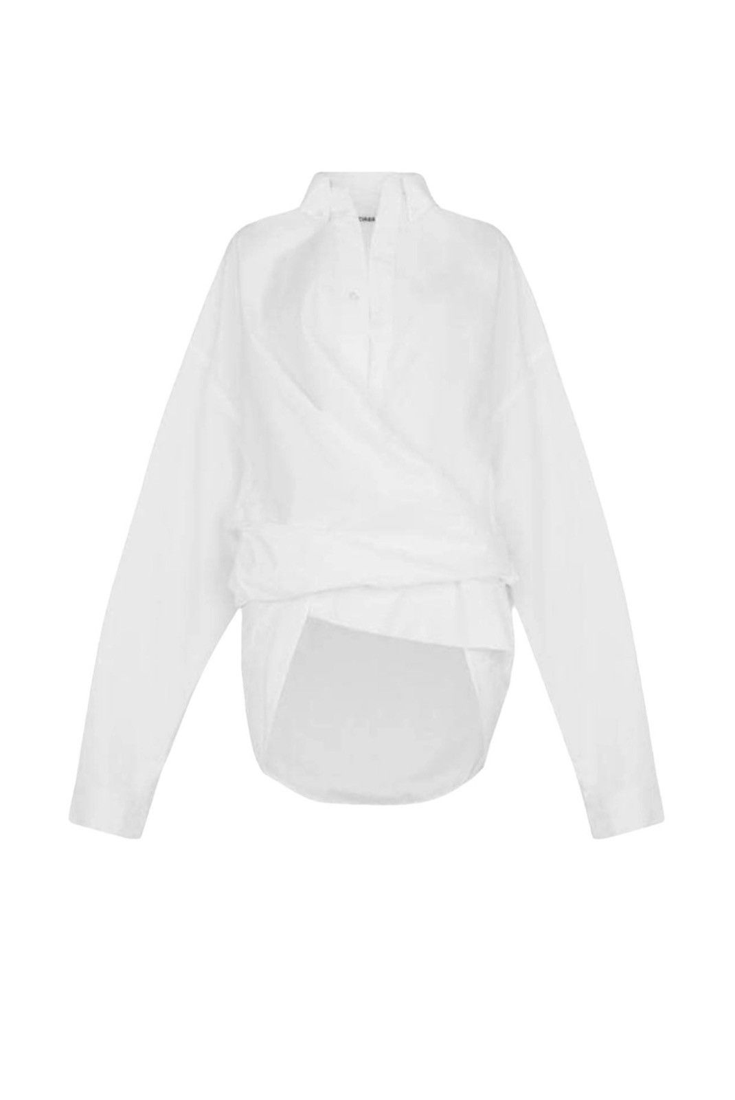 Balenciaga Balenciaga wrap shirt cotton Size S / US 4 / IT 40 - 1 Thumbnail