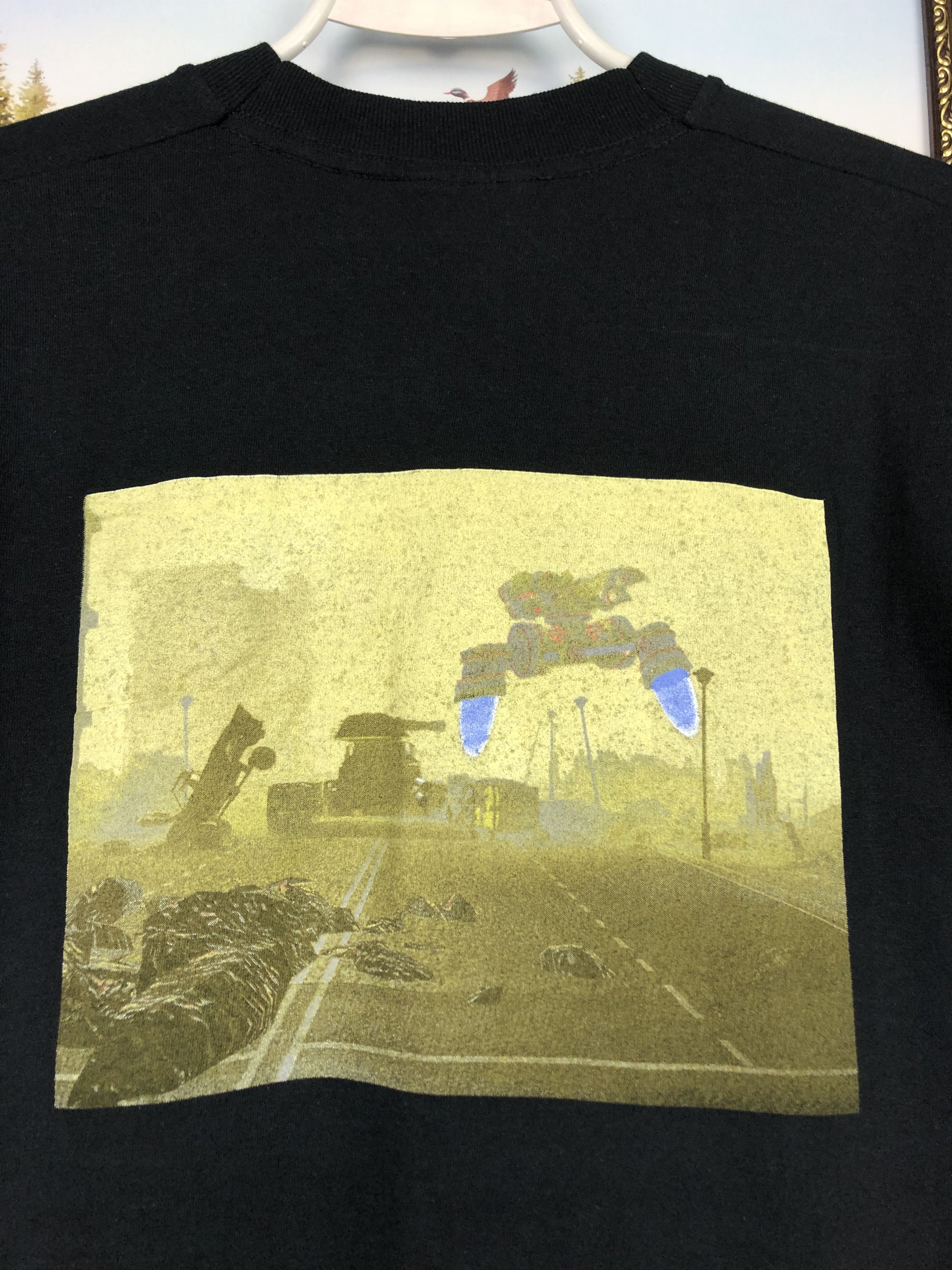 Vintage Vintage 90's Warzone Promo Game Shirt Tee Over Print Pumpkin Size US L / EU 52-54 / 3 - 2 Thumbnail