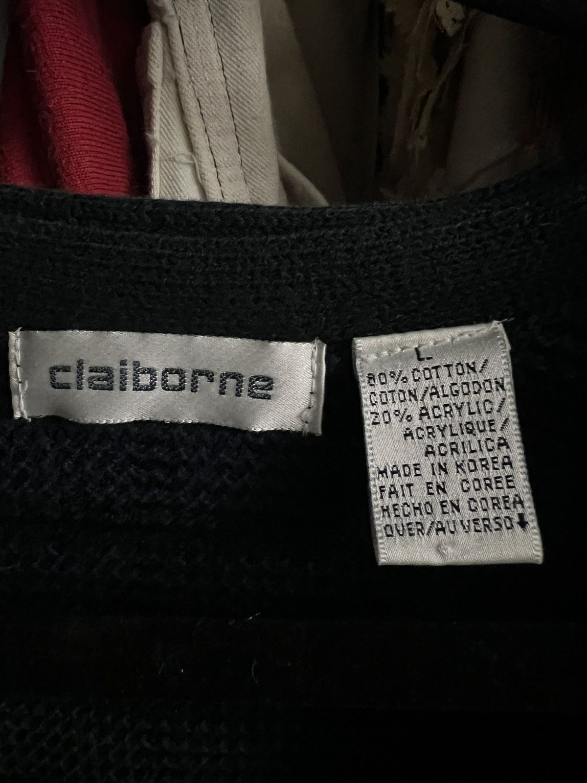Liz Claiborne Vintage 80's Claiborn plaid cardigan sweater Size US L / EU 52-54 / 3 - 5 Thumbnail