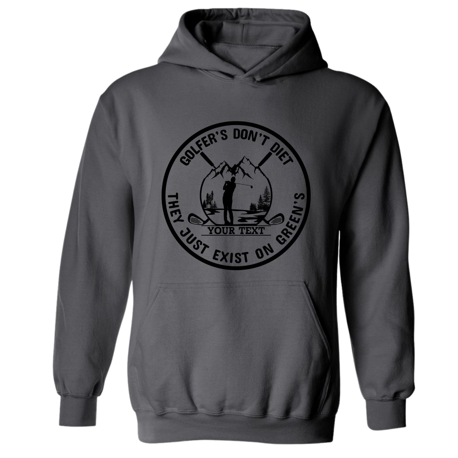 & Other Stories Golf Hoodie Golfers Dont Diet Custom Name Golfer Sweatshirt Size US L / EU 52-54 / 3 - 7 Thumbnail