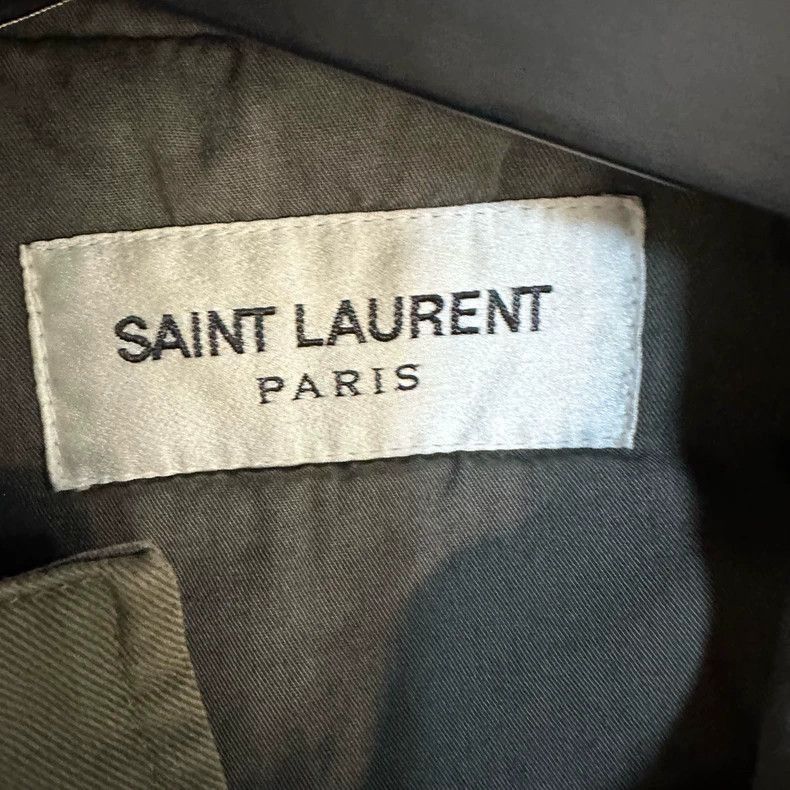 Saint Laurent Paris Saint Laurent Paris YSL Green Hooded Jacket Size 36-2506 Size US S / EU 44-46 / 1 - 3 Thumbnail