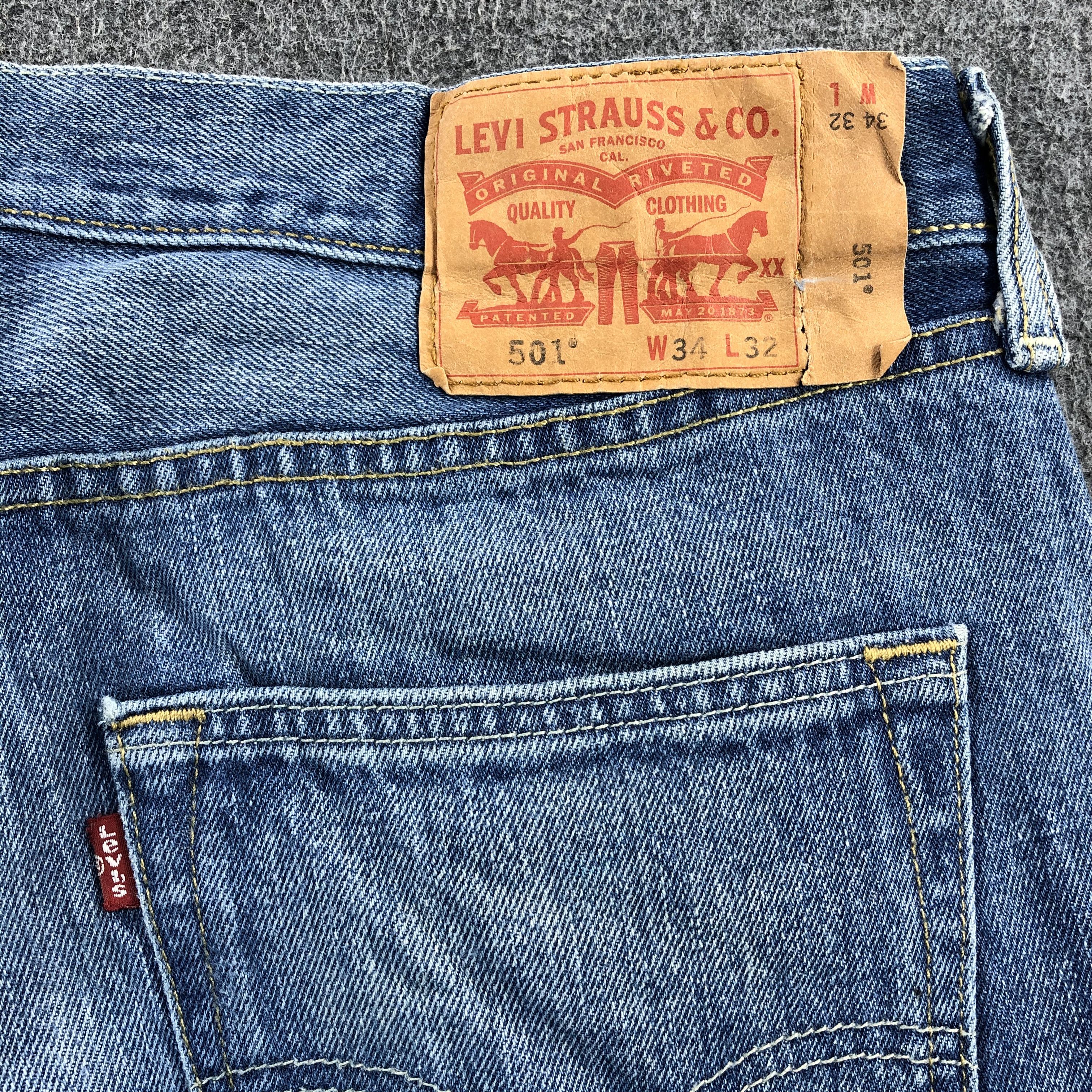 Levi's × Vintage Vintage Light Wash Levis 501 Jeans-JM992 Size US 35 - 5 Thumbnail